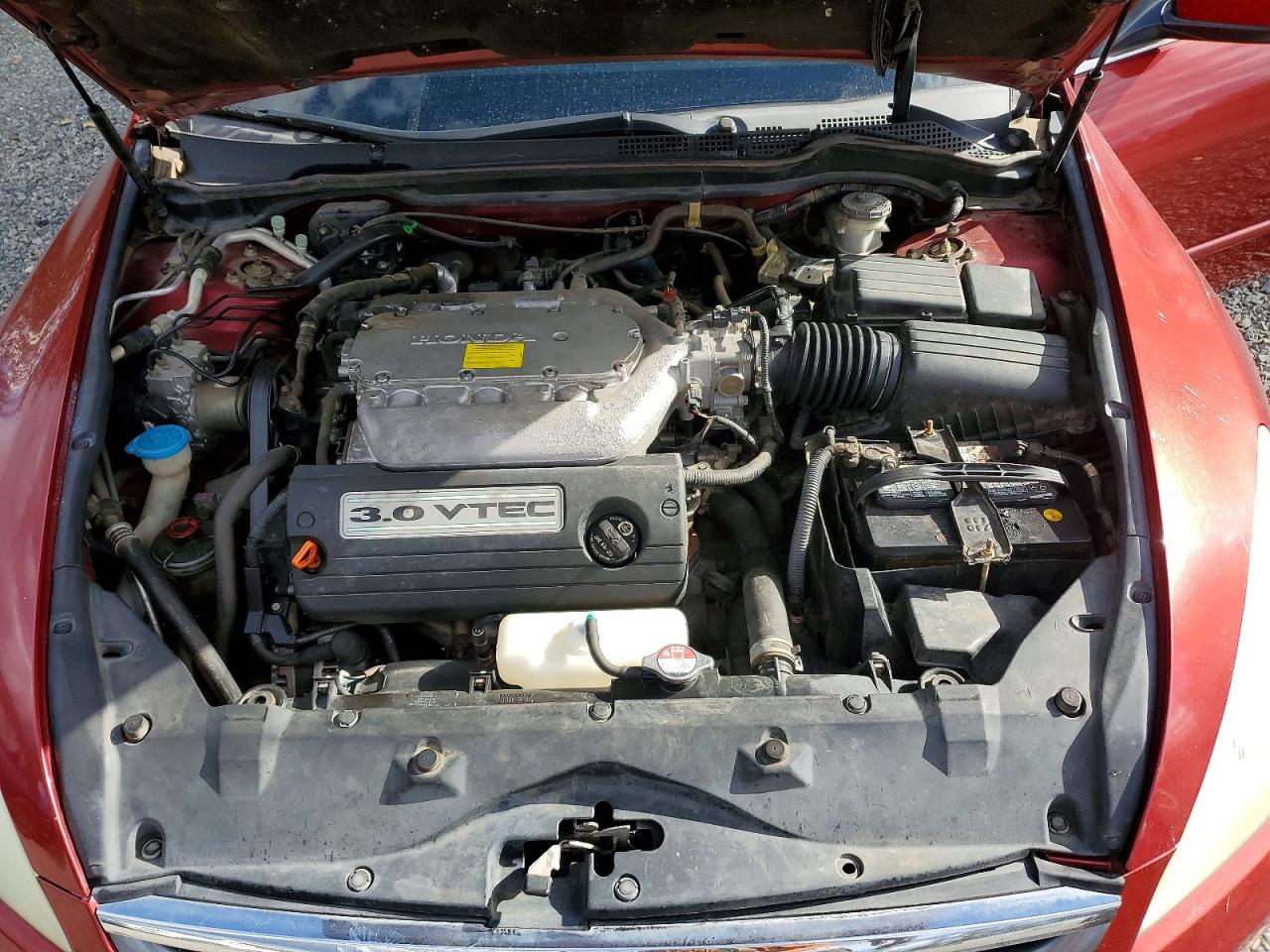 2007 Honda Accord Ex Red vin: 1HGCM66897A018486