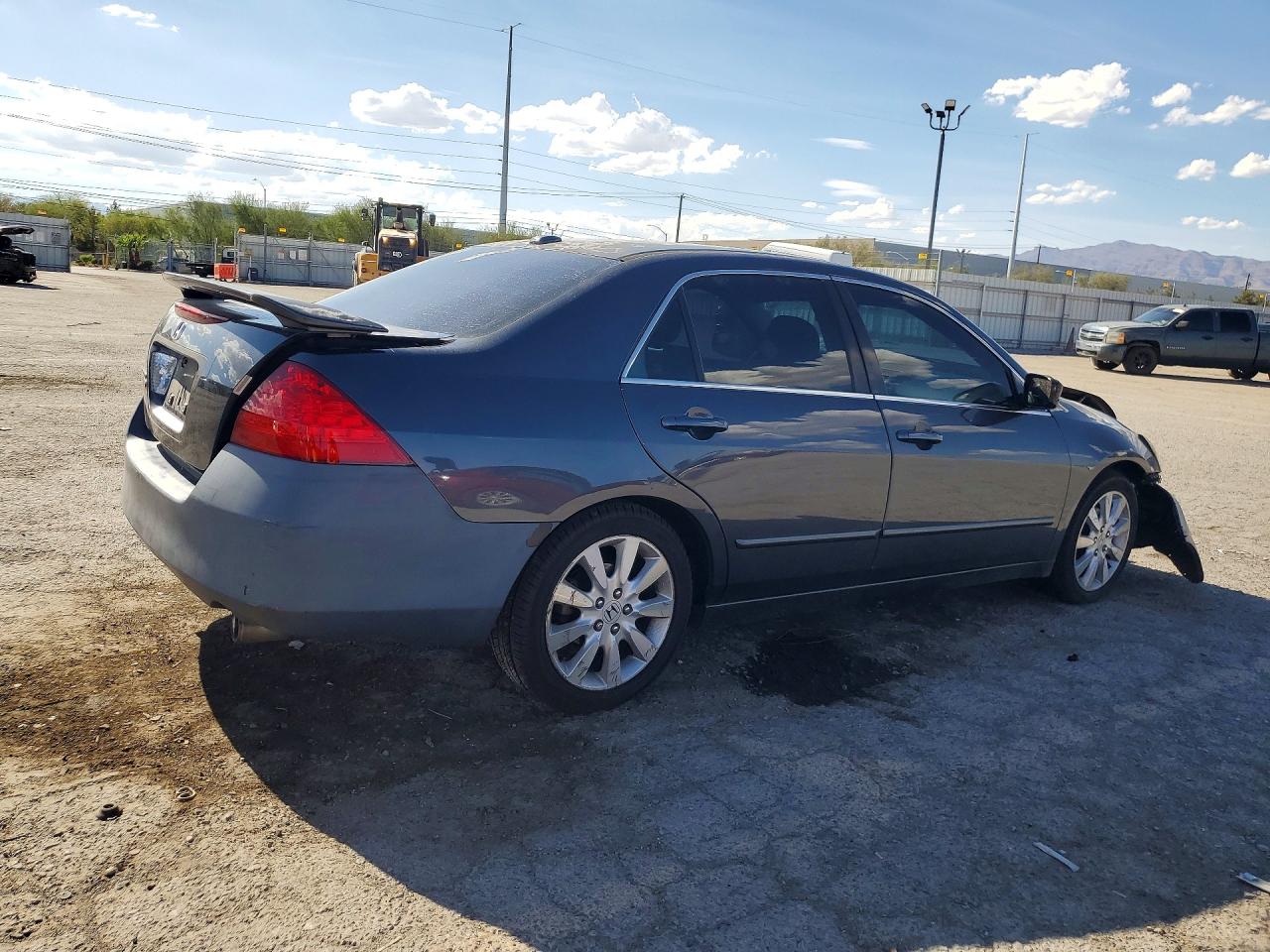 2007 Honda Accord Ex Gray vin: 1HGCM66897A059538