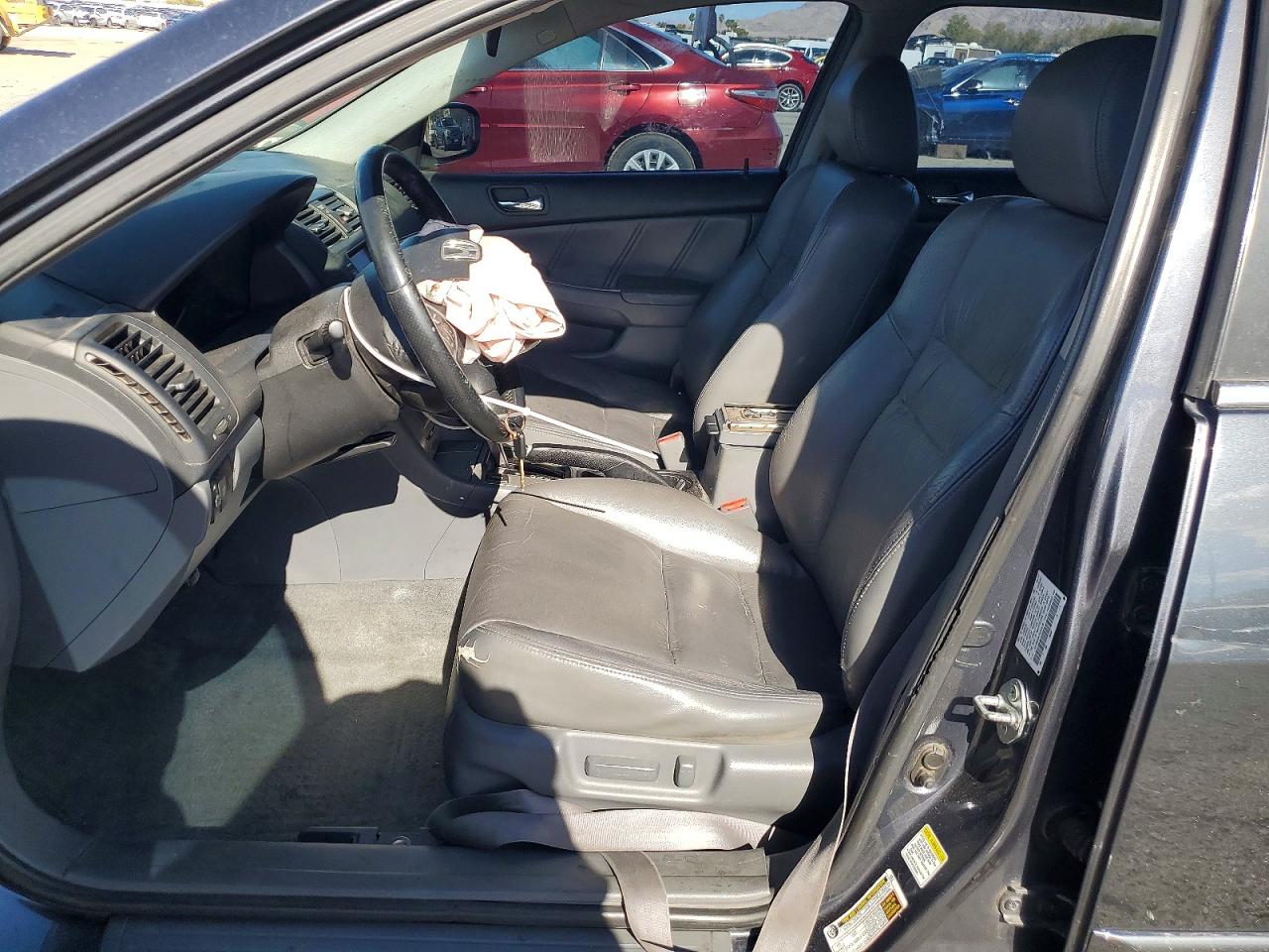 2007 Honda Accord Ex Gray vin: 1HGCM66897A059538