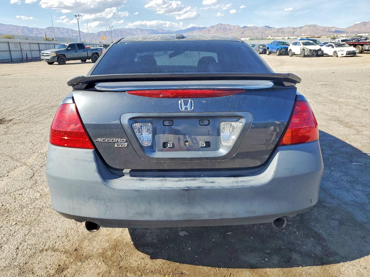 2007 Honda Accord Ex Gray vin: 1HGCM66897A059538