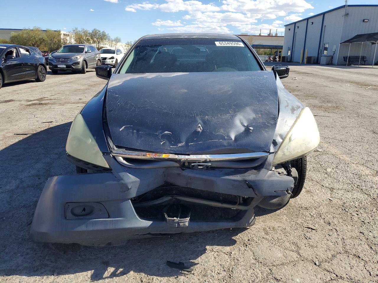 2007 Honda Accord Ex Gray vin: 1HGCM66897A059538