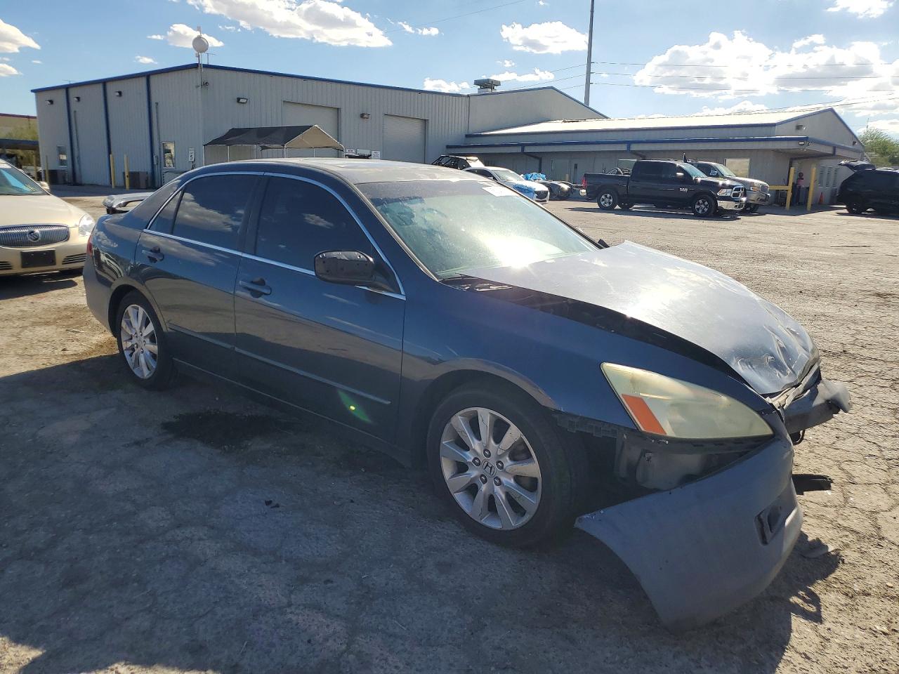 2007 Honda Accord Ex Gray vin: 1HGCM66897A059538