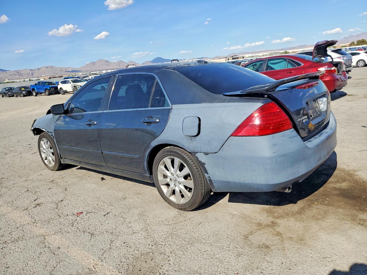2007 Honda Accord Ex Gray vin: 1HGCM66897A059538
