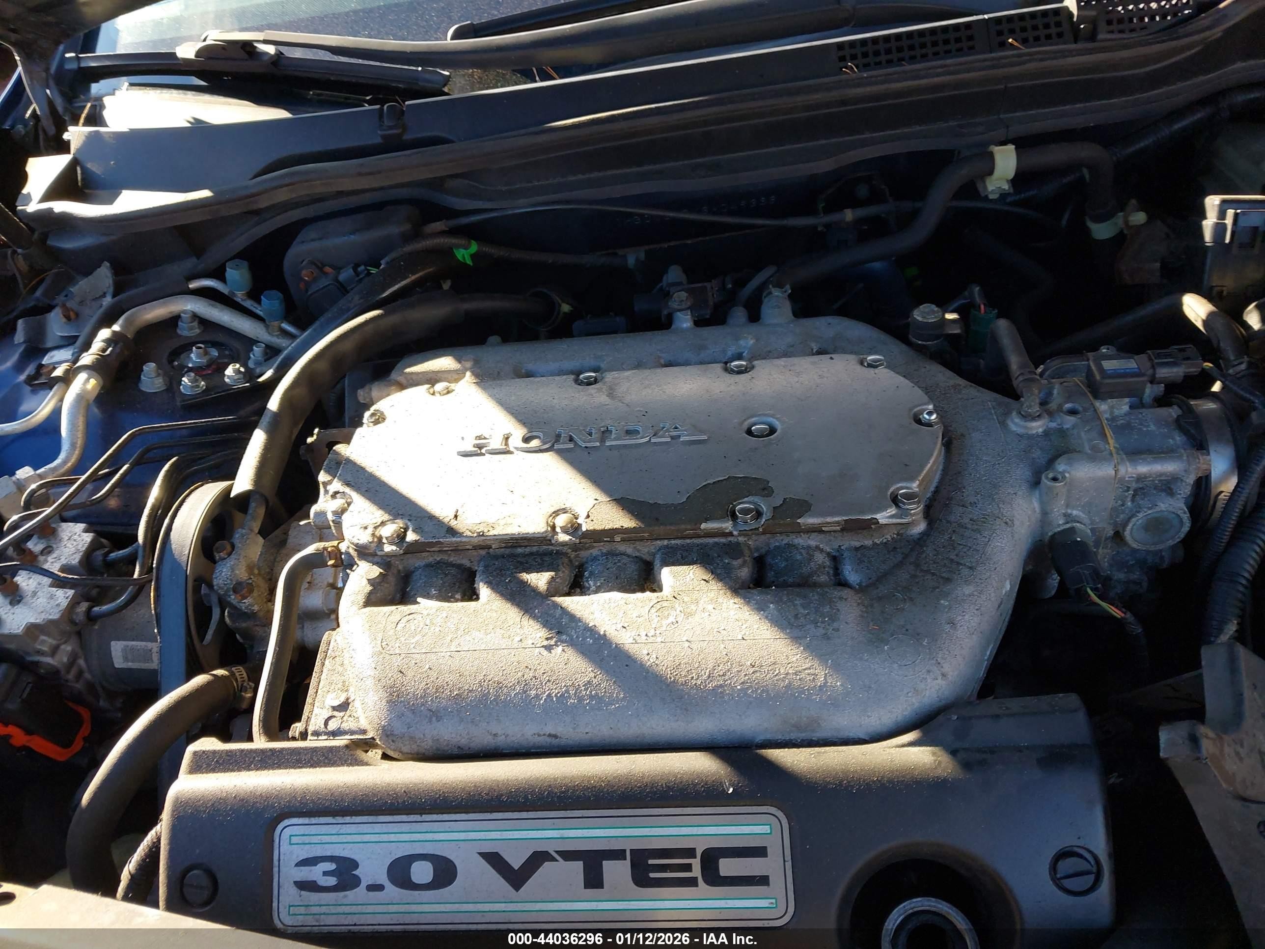 2003 Honda Accord Sdn Ex Blue vin: 1HGCM668X3A049336