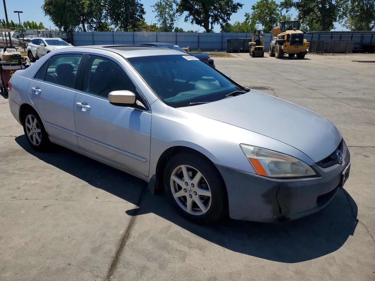 2004 Honda Accord Ex Silver vin: 1HGCM668X4A055316