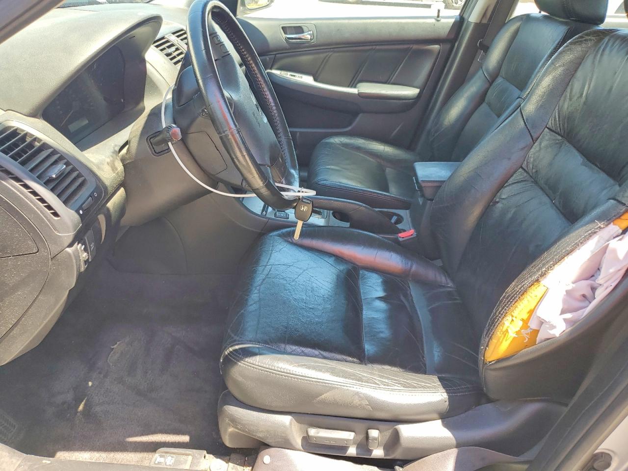 2004 Honda Accord Ex Silver vin: 1HGCM668X4A055316