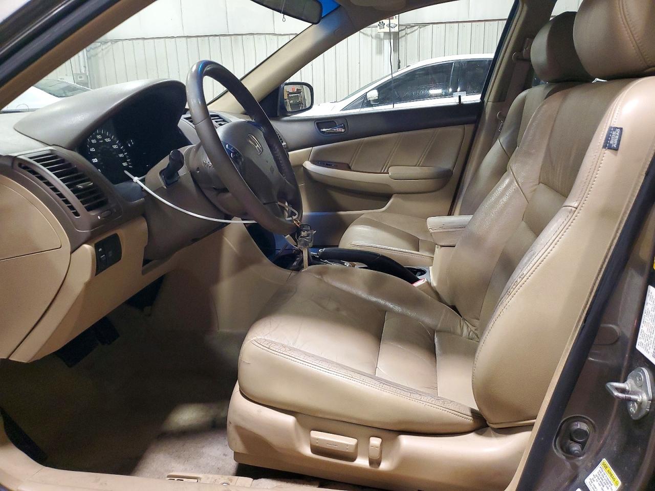2007 Honda Accord Ex Gray vin: 1HGCM668X7A076476