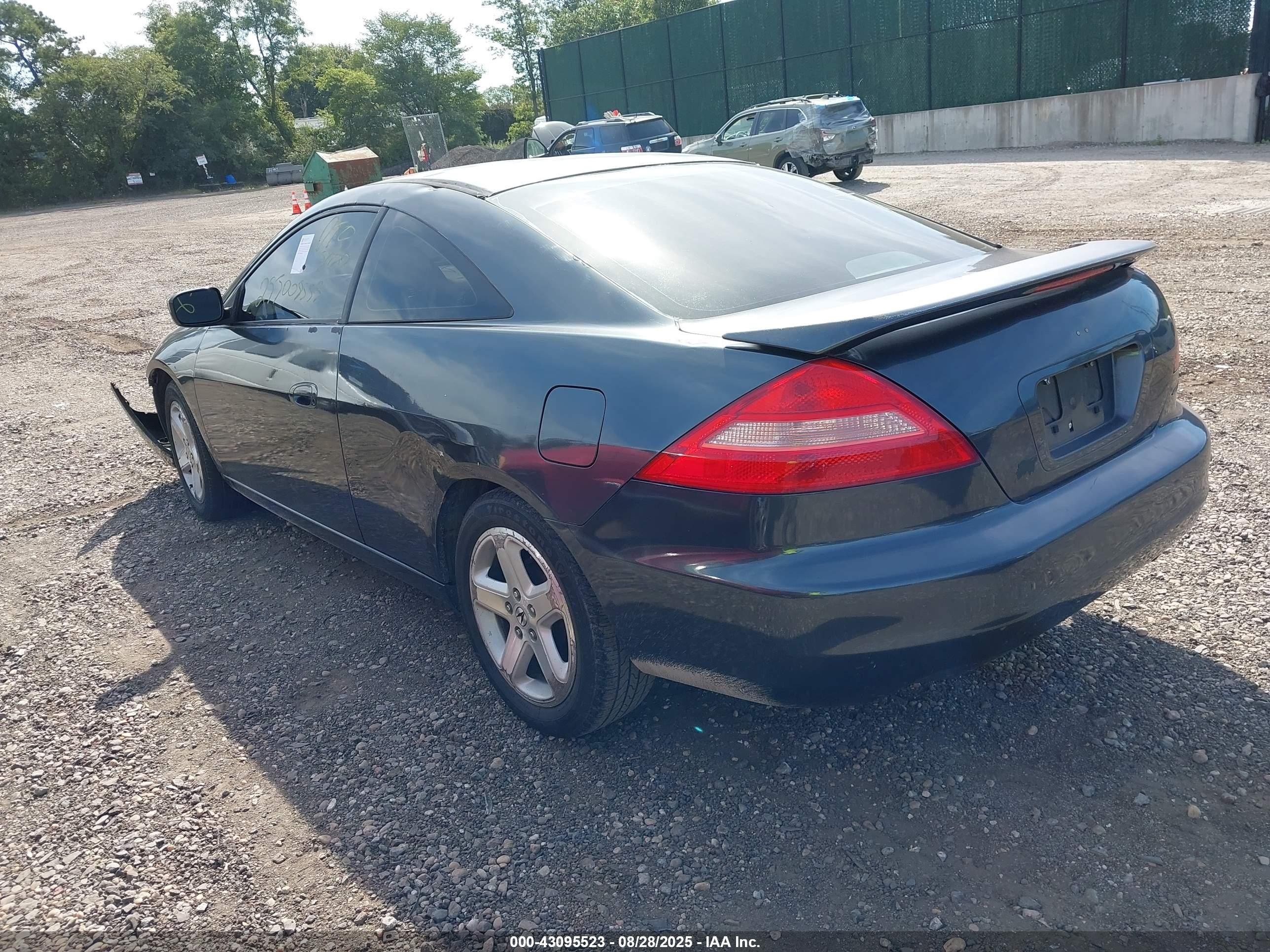 2003 Honda Accord 2.4 Lx Dark Blue vin: 1HGCM71203A035714