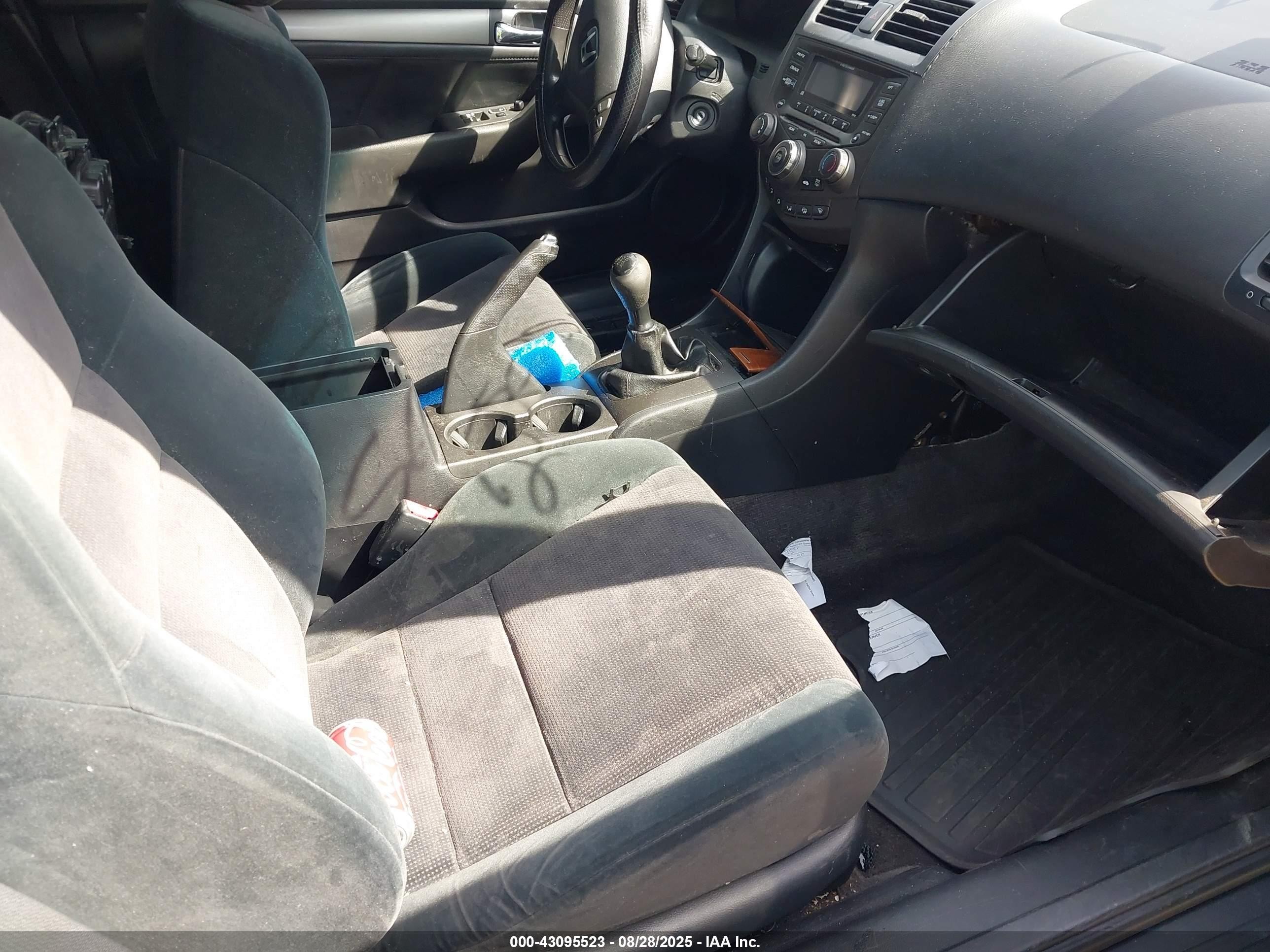 2003 Honda Accord 2.4 Lx Dark Blue vin: 1HGCM71203A035714