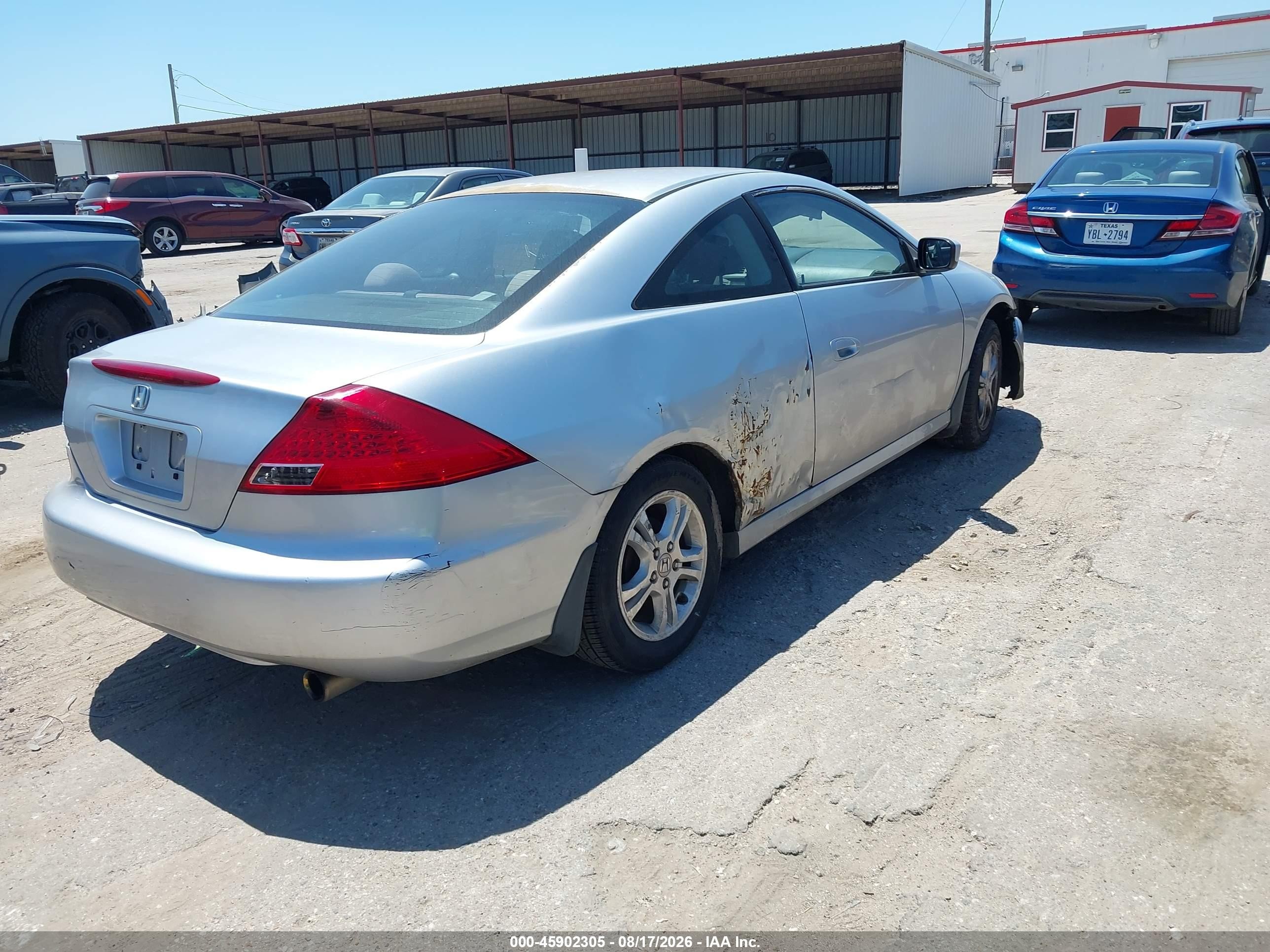 2006 Honda Accord 2.4 Lx Серебряный vin: 1HGCM71306A014018