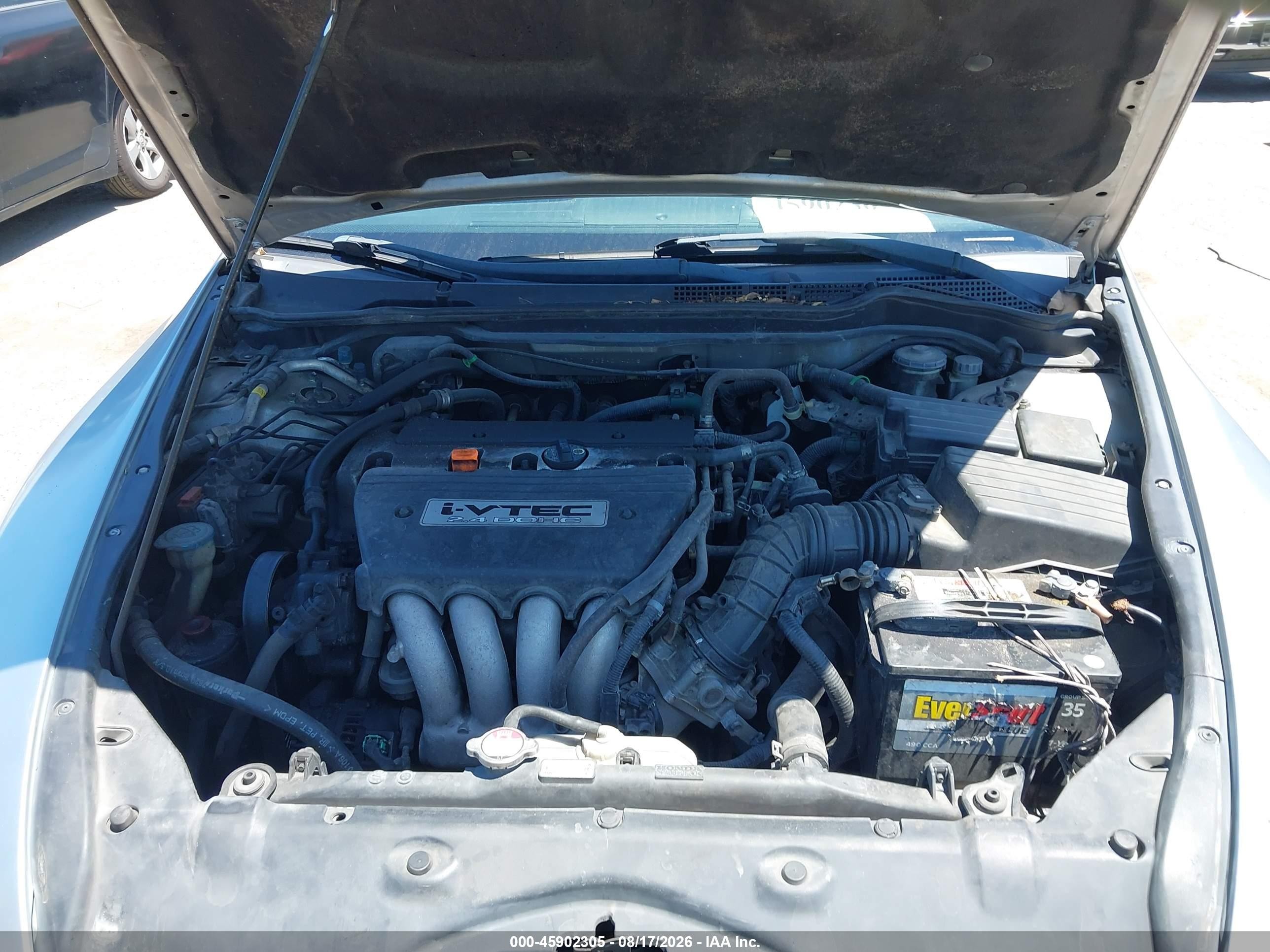 2006 Honda Accord 2.4 Lx Серебряный vin: 1HGCM71306A014018