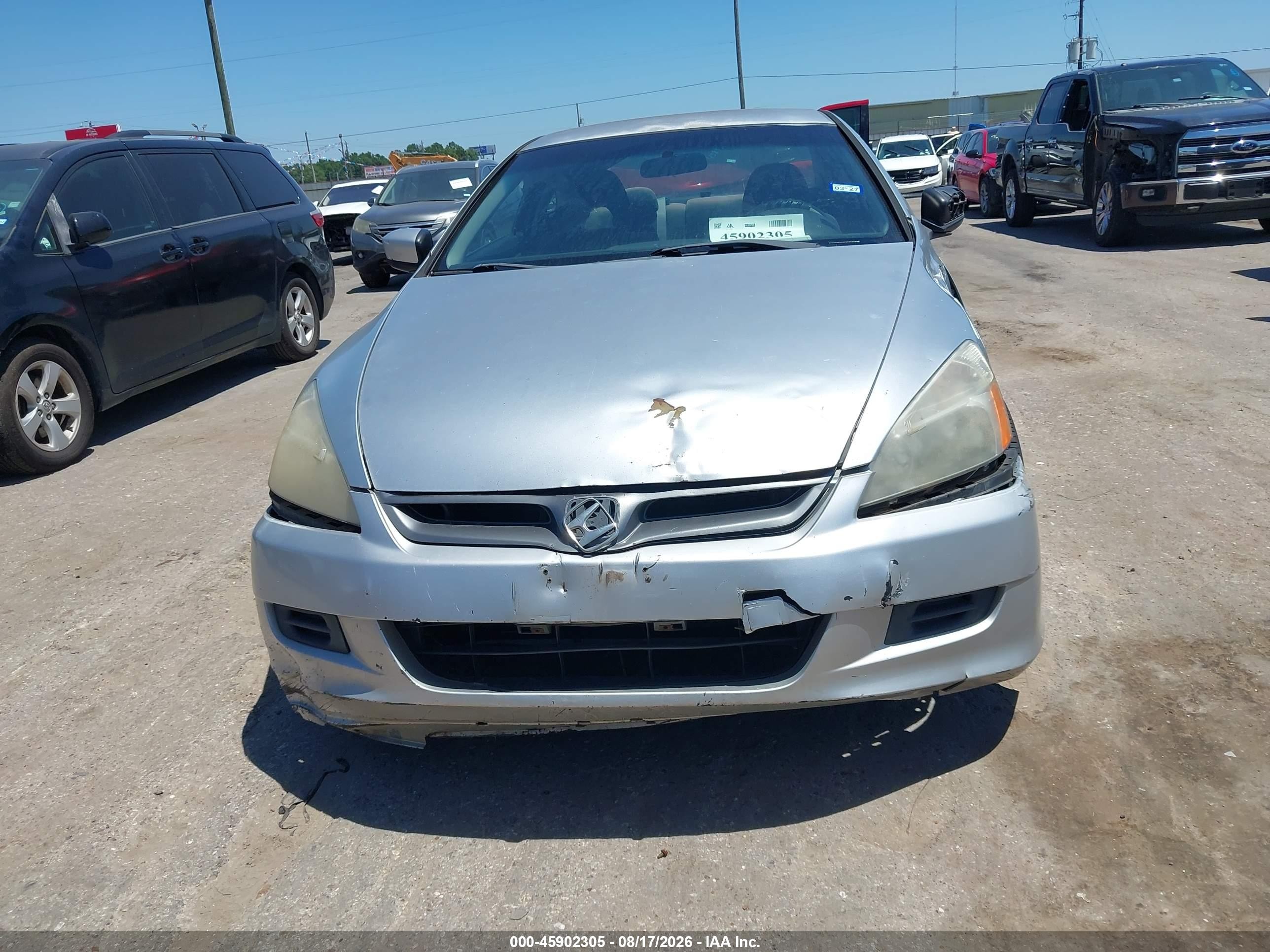 2006 Honda Accord 2.4 Lx Серебряный vin: 1HGCM71306A014018