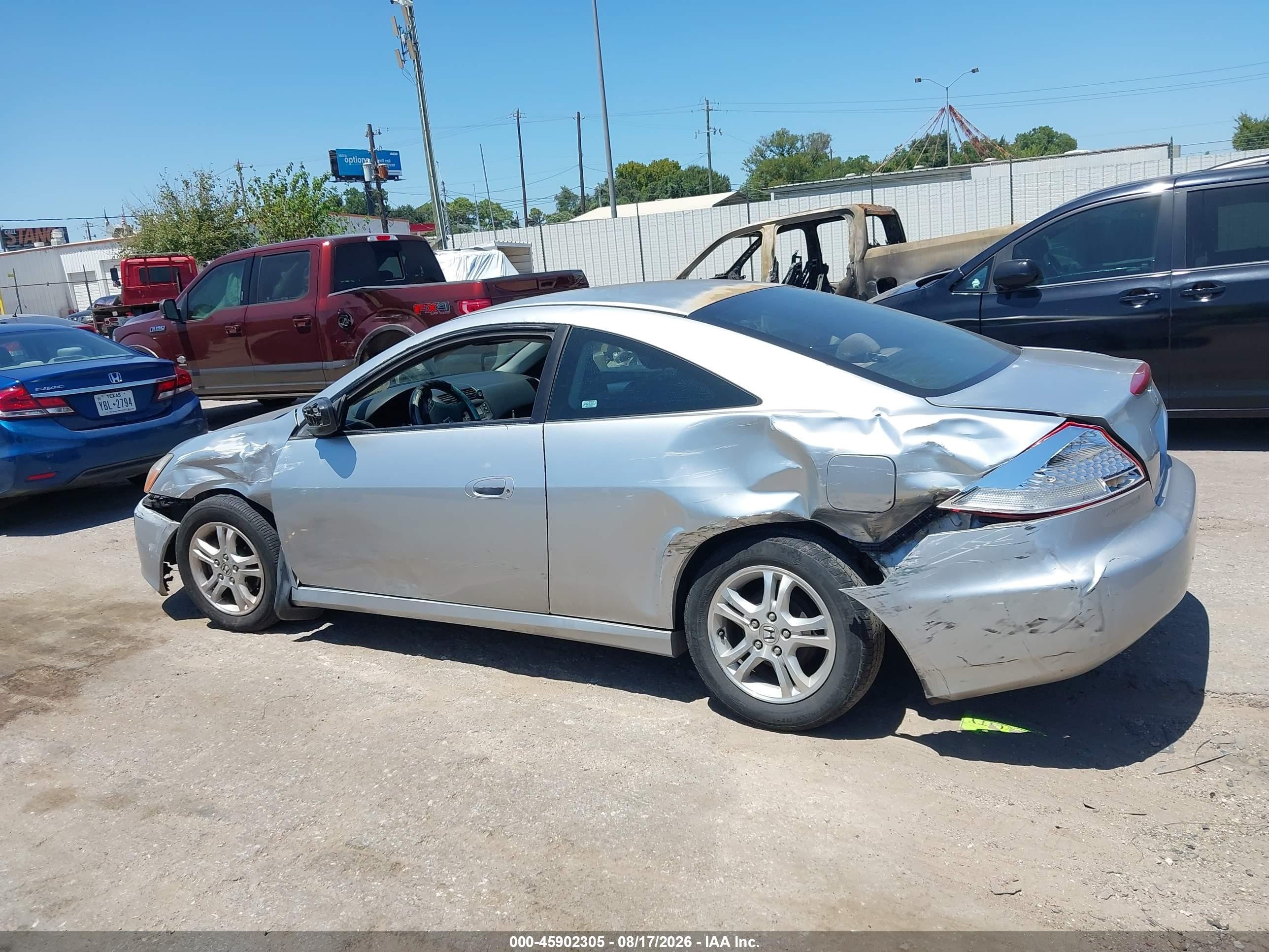 2006 Honda Accord 2.4 Lx Серебряный vin: 1HGCM71306A014018