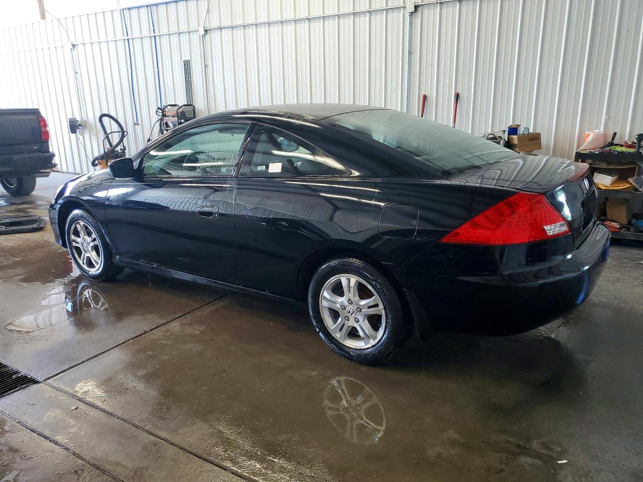 2007 Honda Accord Lx Black vin: 1HGCM71307A000380