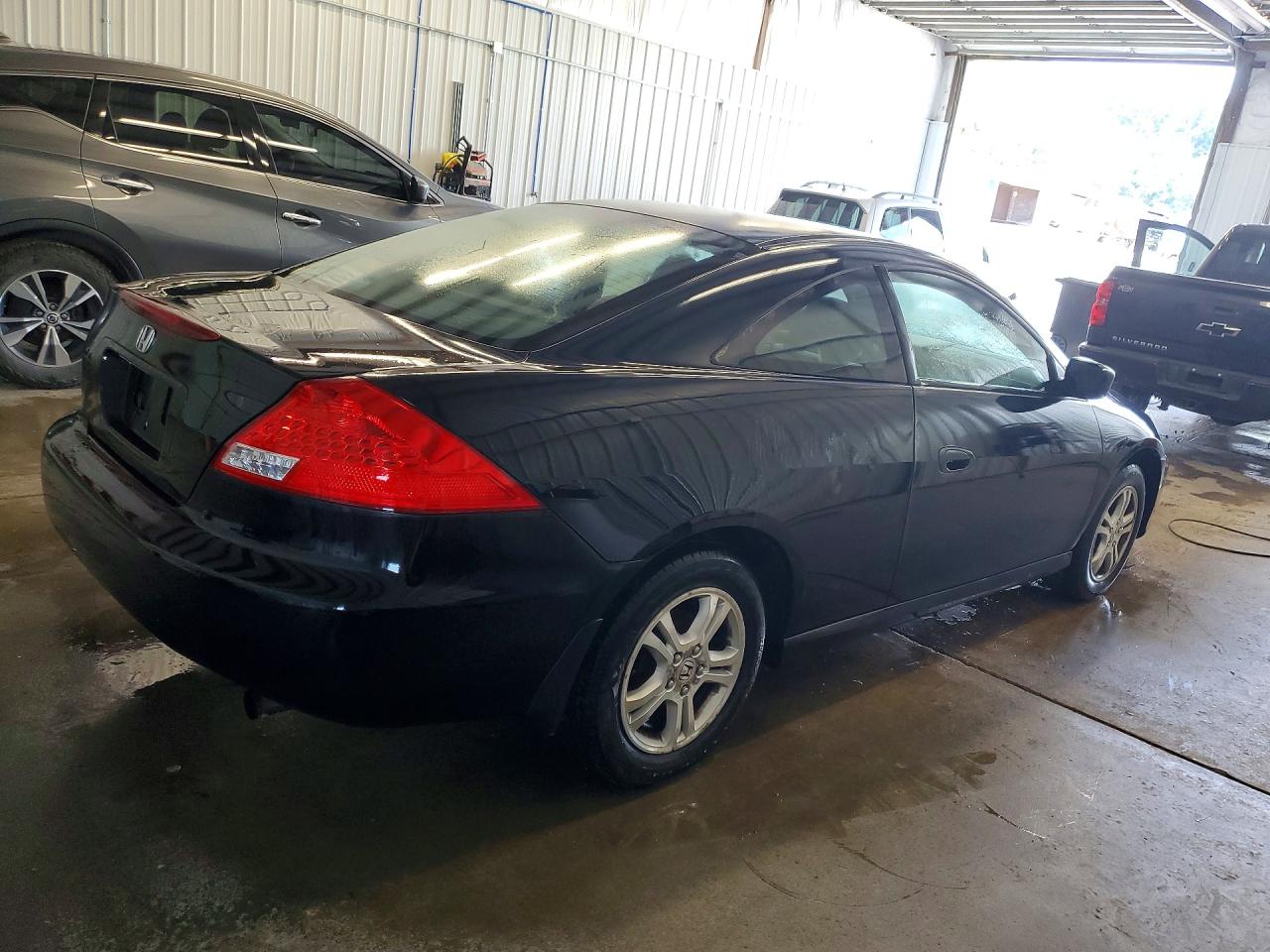 2007 Honda Accord Lx Black vin: 1HGCM71307A000380