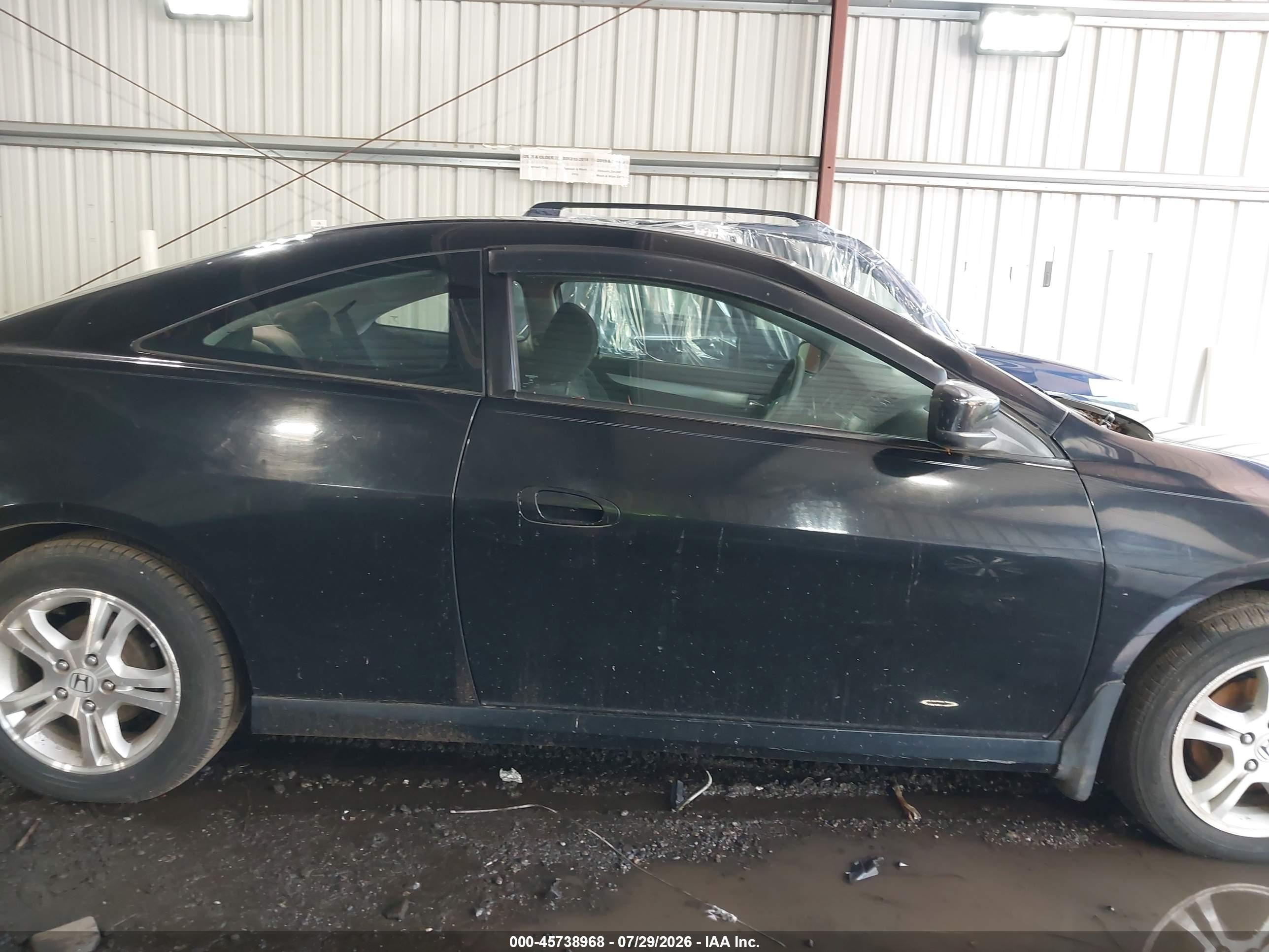 2007 Honda Accord 2.4 Lx Black vin: 1HGCM71307A007233