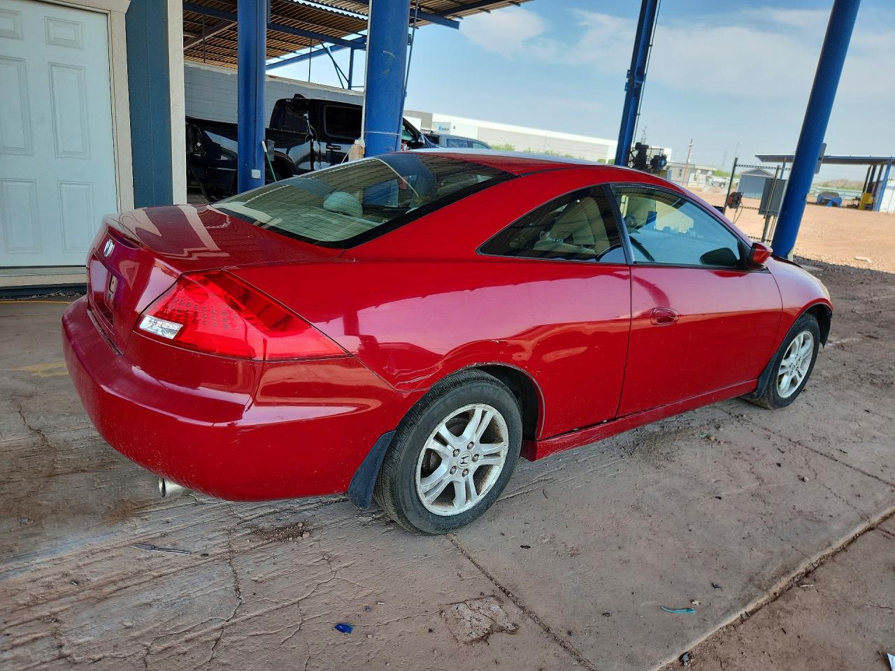 2007 Honda Accord Lx Красный vin: 1HGCM71367A009486