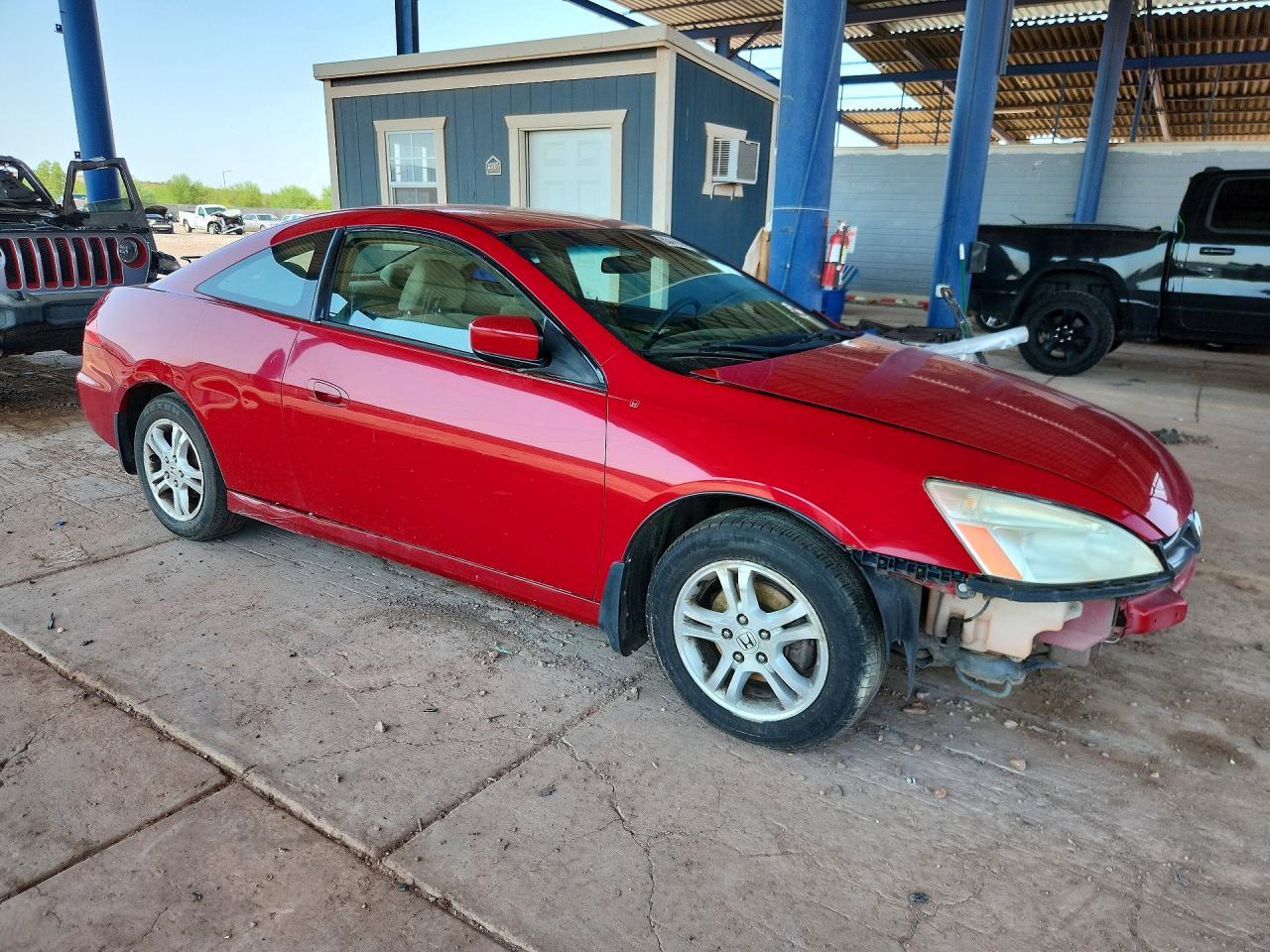 2007 Honda Accord Lx Красный vin: 1HGCM71367A009486