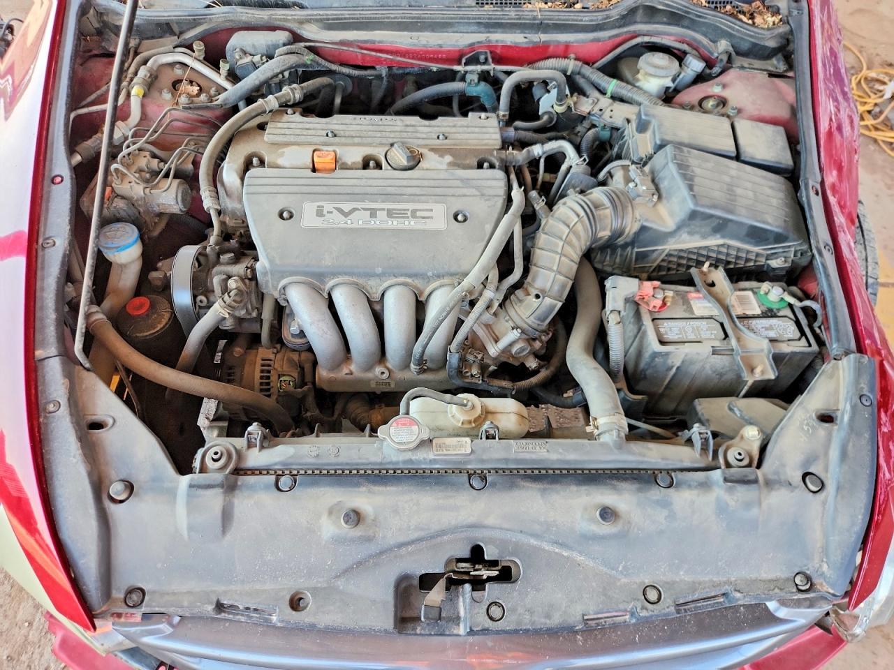 2007 Honda Accord Lx Красный vin: 1HGCM71367A009486