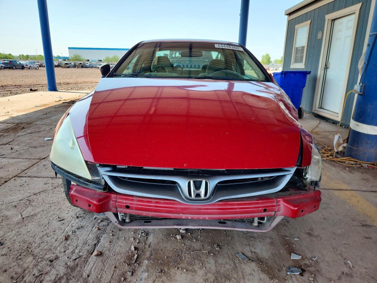 2007 Honda Accord Lx Красный vin: 1HGCM71367A009486
