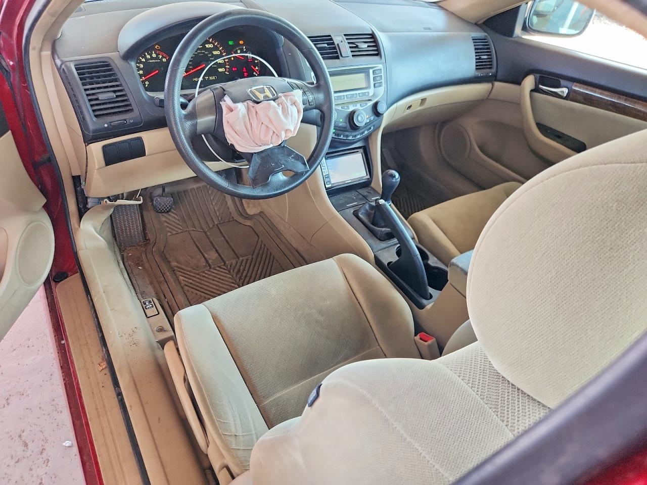 2007 Honda Accord Lx Красный vin: 1HGCM71367A009486