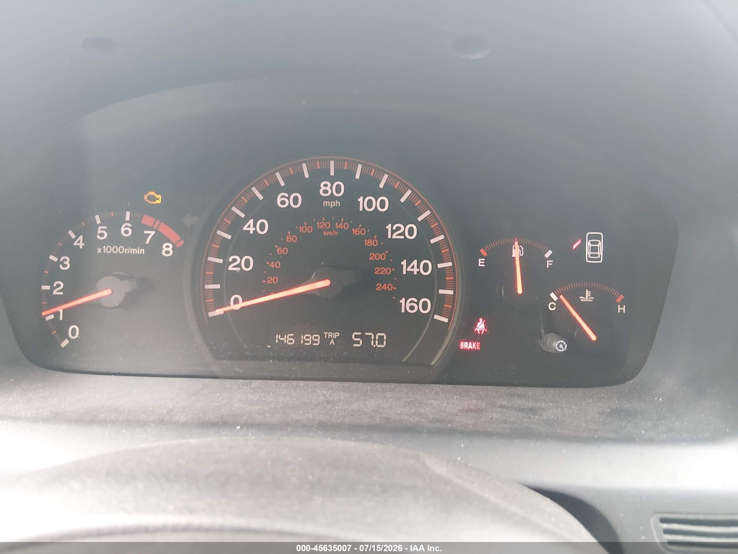 2004 Honda Accord 2.4 Ex Silver vin: 1HGCM71594A010399