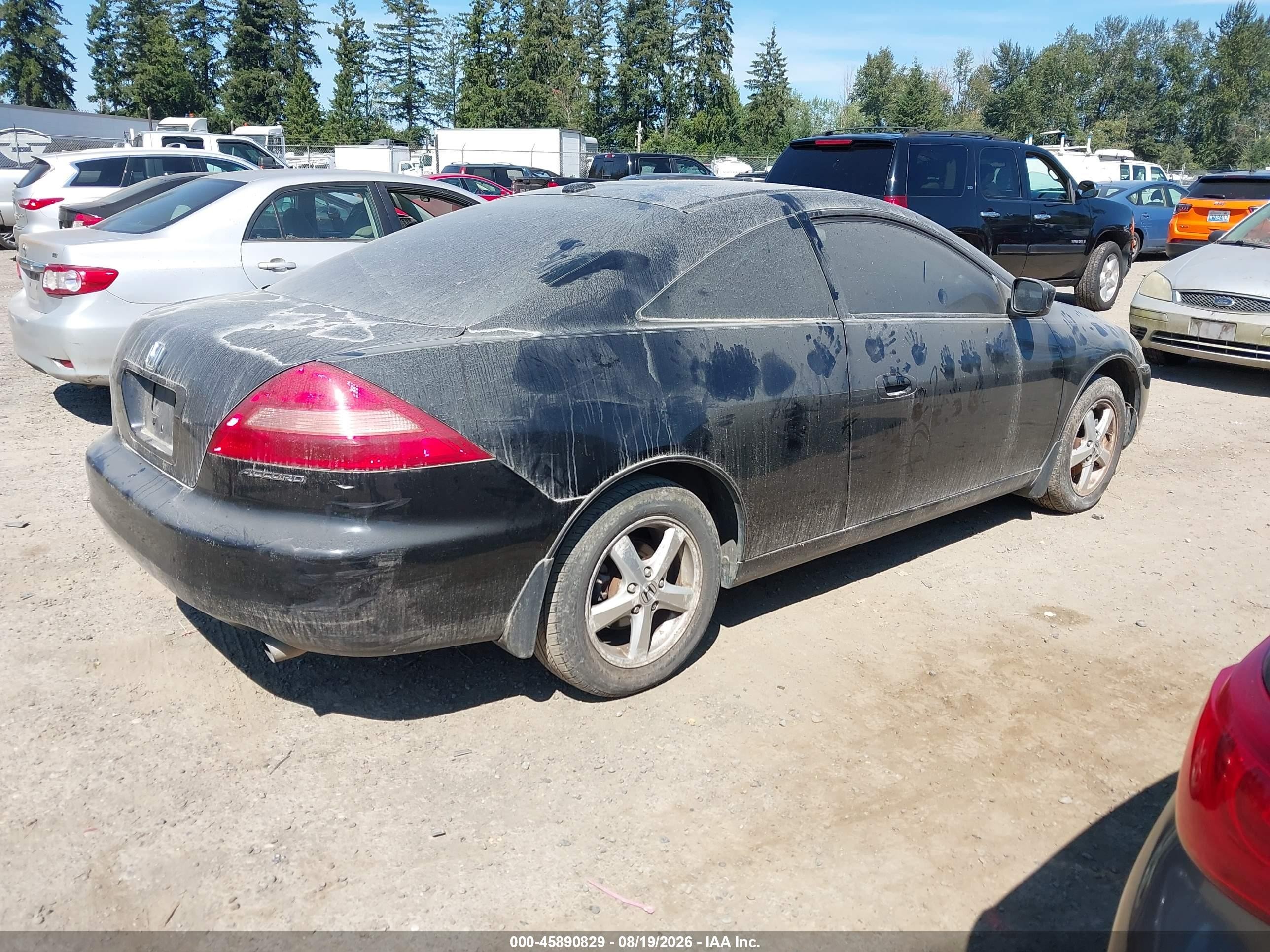 2005 Honda Accord 2.4 Ex Black vin: 1HGCM71635A022543