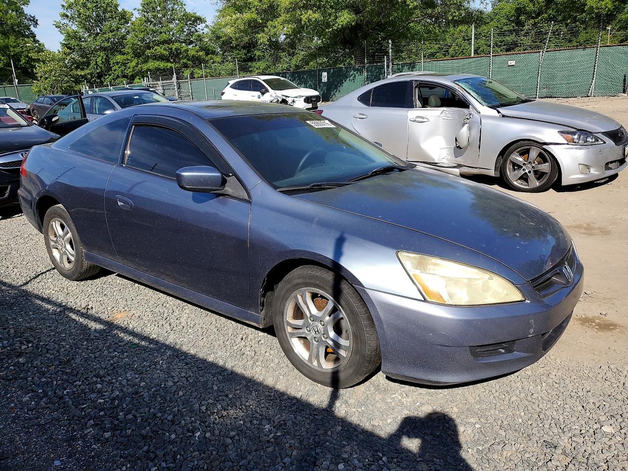 2007 Honda Accord Ex Gray vin: 1HGCM71647A006547