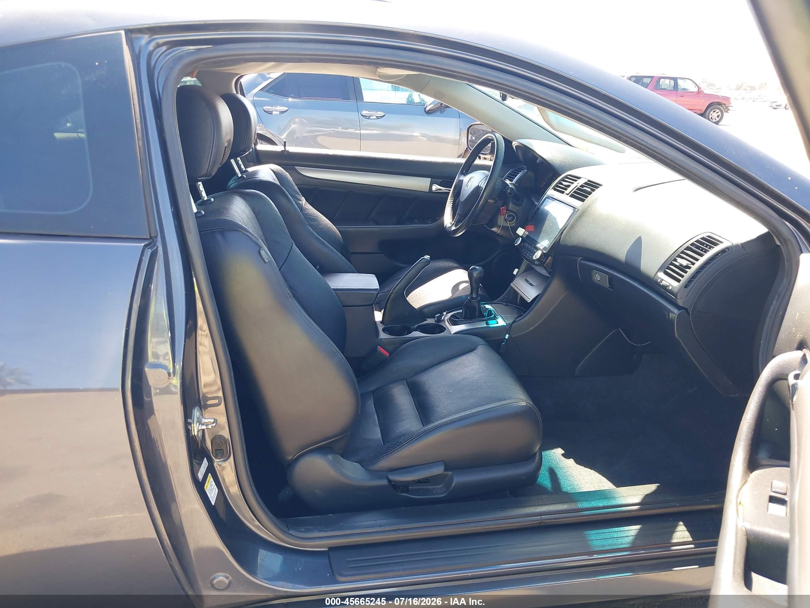 2007 Honda Accord 2.4 Ex Серый vin: 1HGCM71657A013488