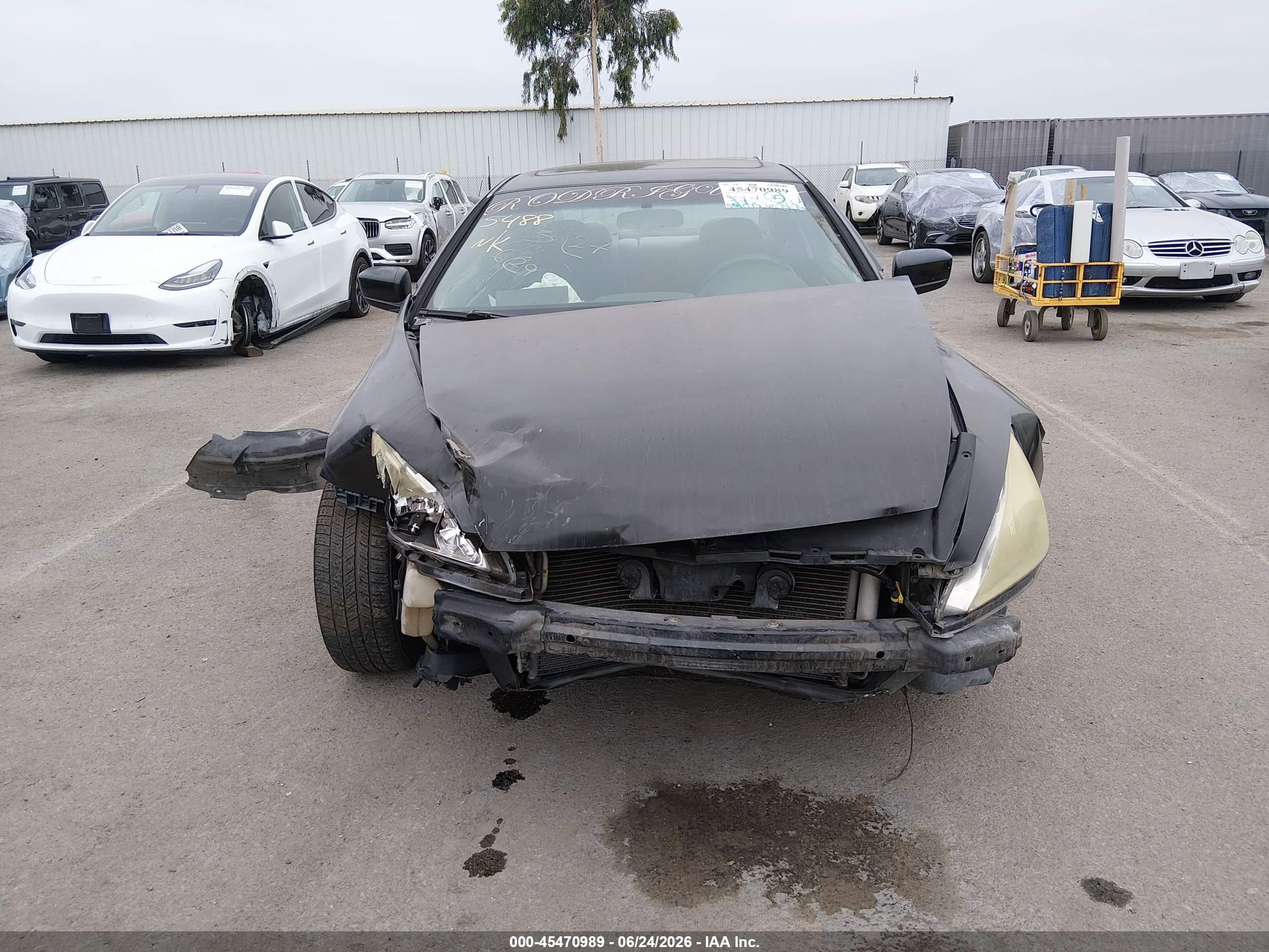 2003 Honda Accord Cpe Ex Black vin: 1HGCM71663A005488
