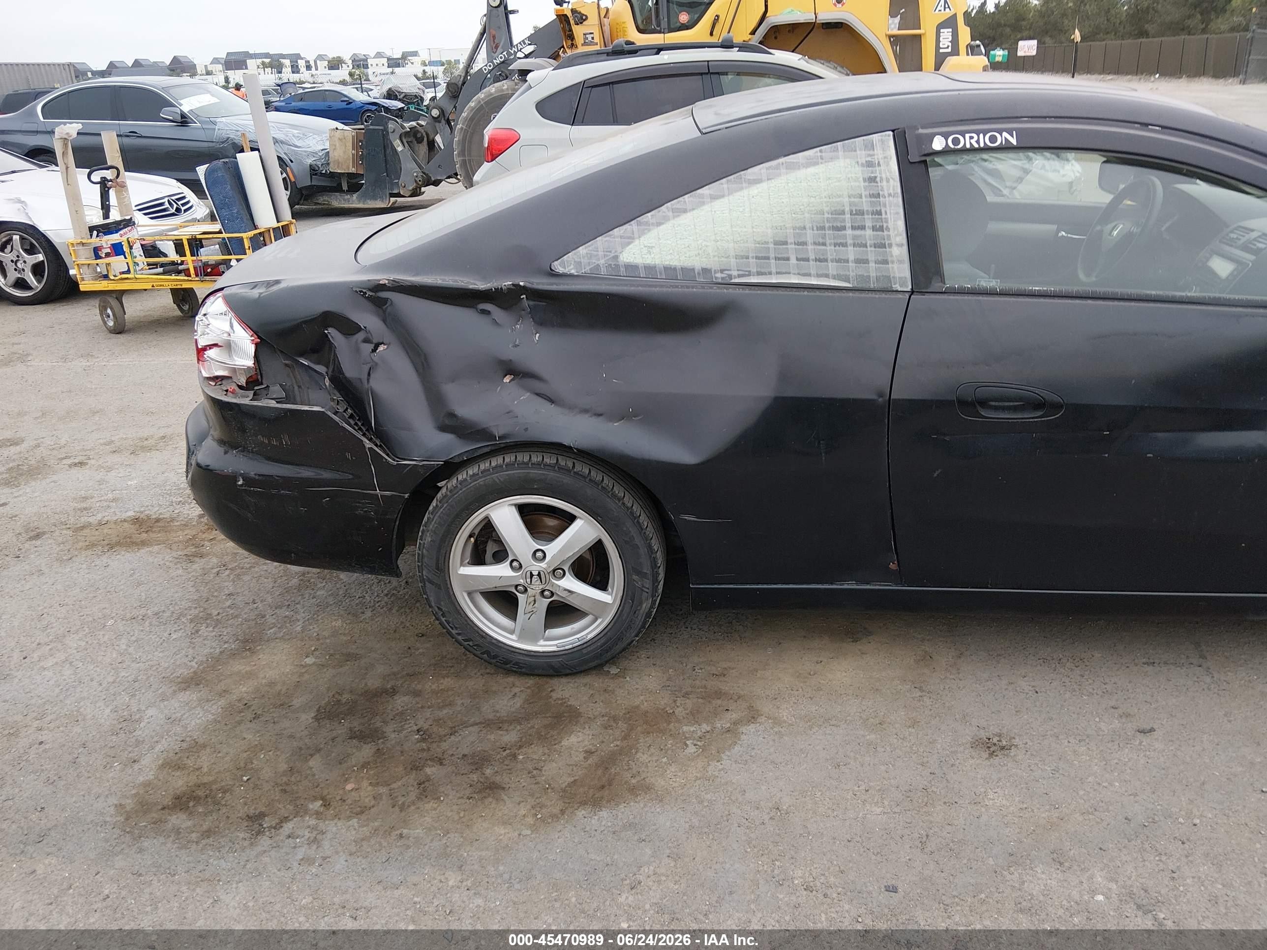 2003 Honda Accord Cpe Ex Black vin: 1HGCM71663A005488