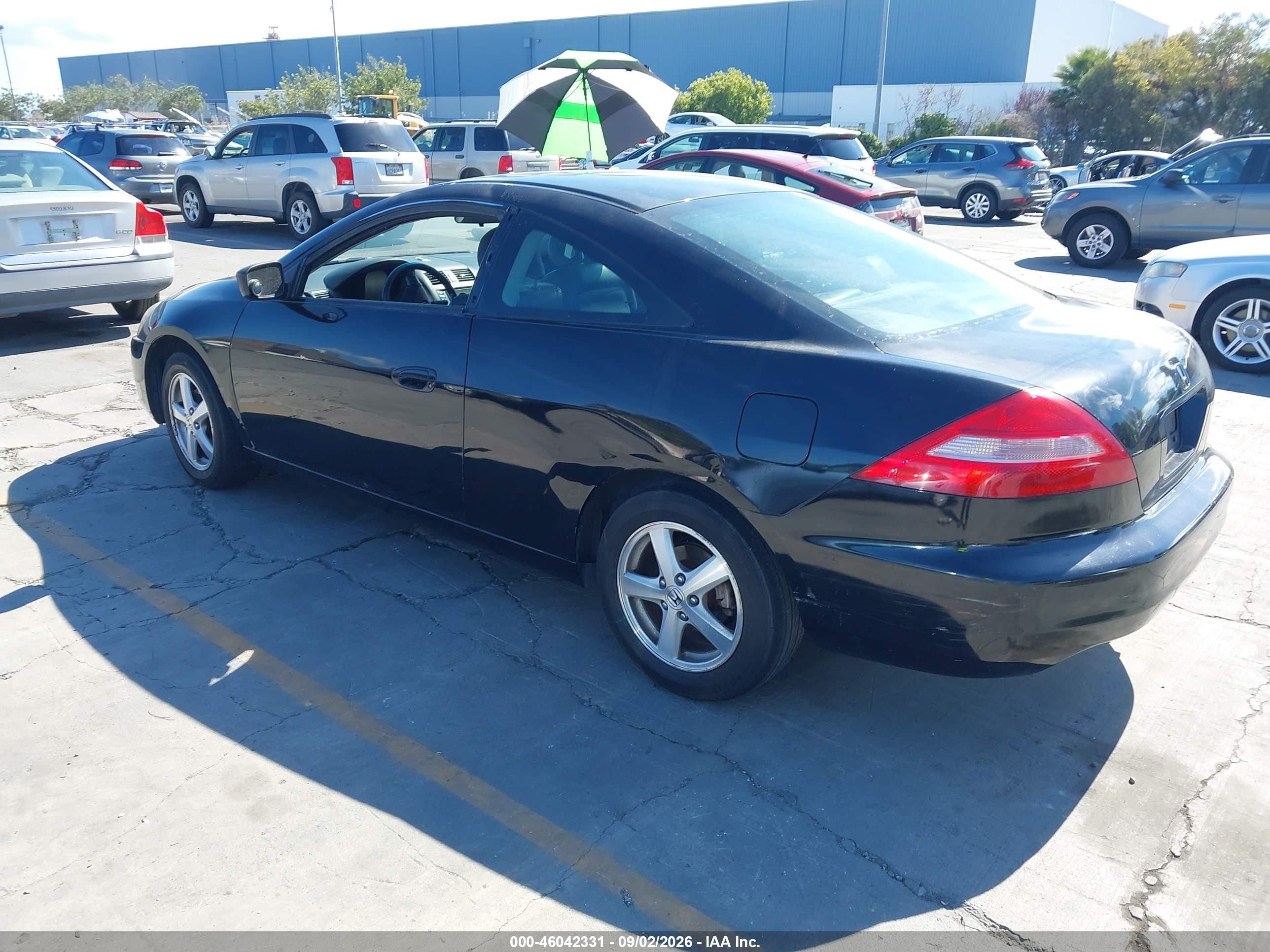 2003 Honda Accord 2.4 Ex Black vin: 1HGCM71693A027517