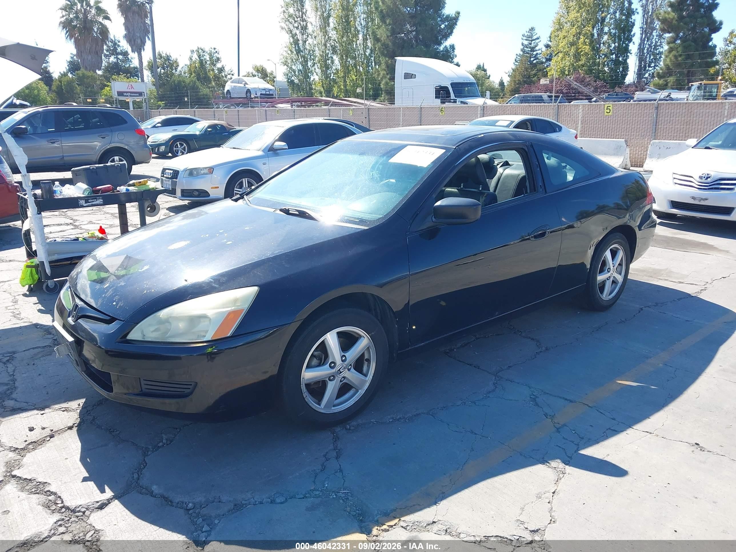 2003 Honda Accord 2.4 Ex Black vin: 1HGCM71693A027517