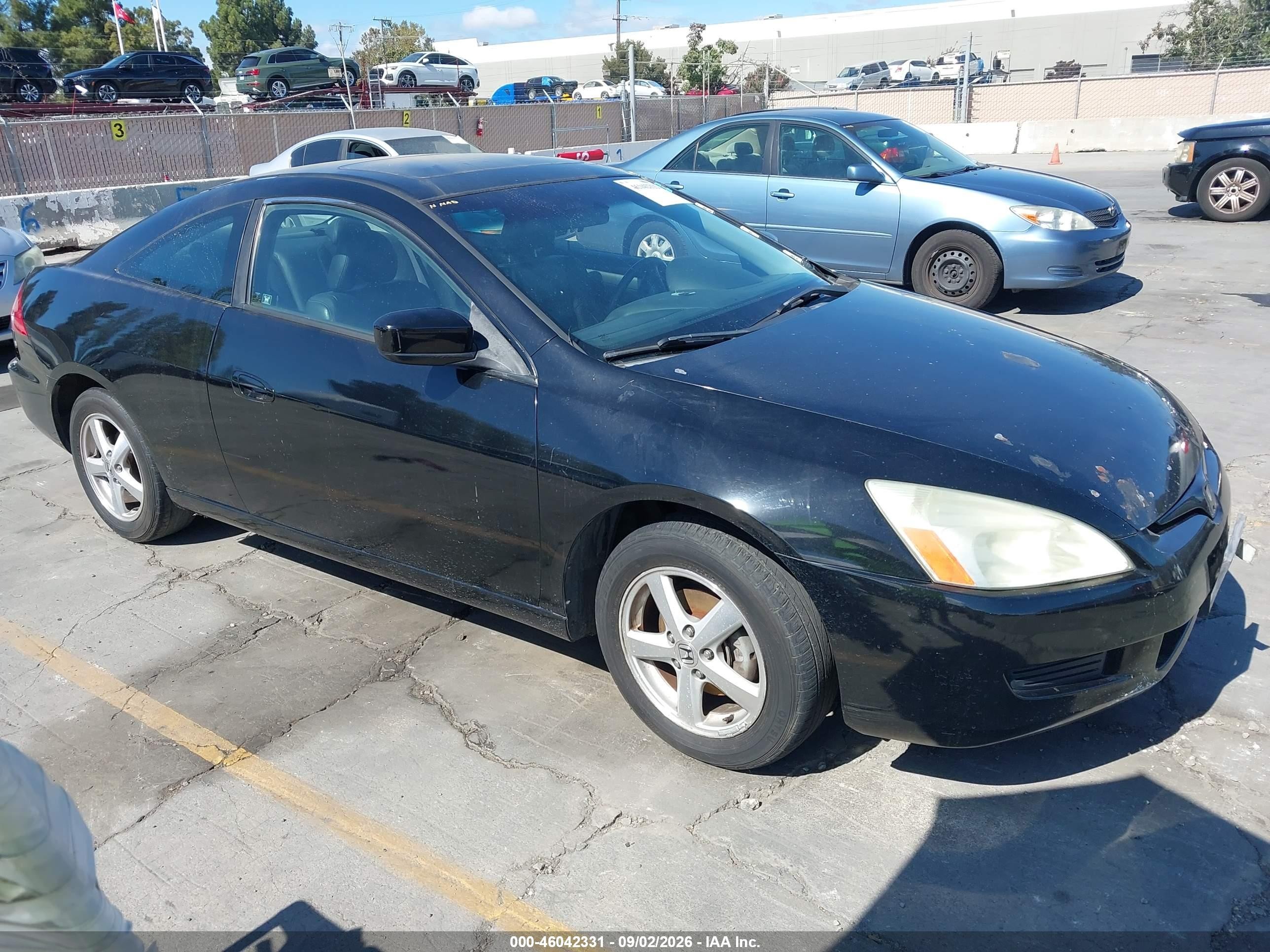 2003 Honda Accord 2.4 Ex Black vin: 1HGCM71693A027517
