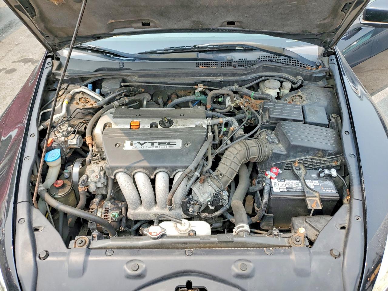 2005 Honda Accord Ex Black vin: 1HGCM71785A013149