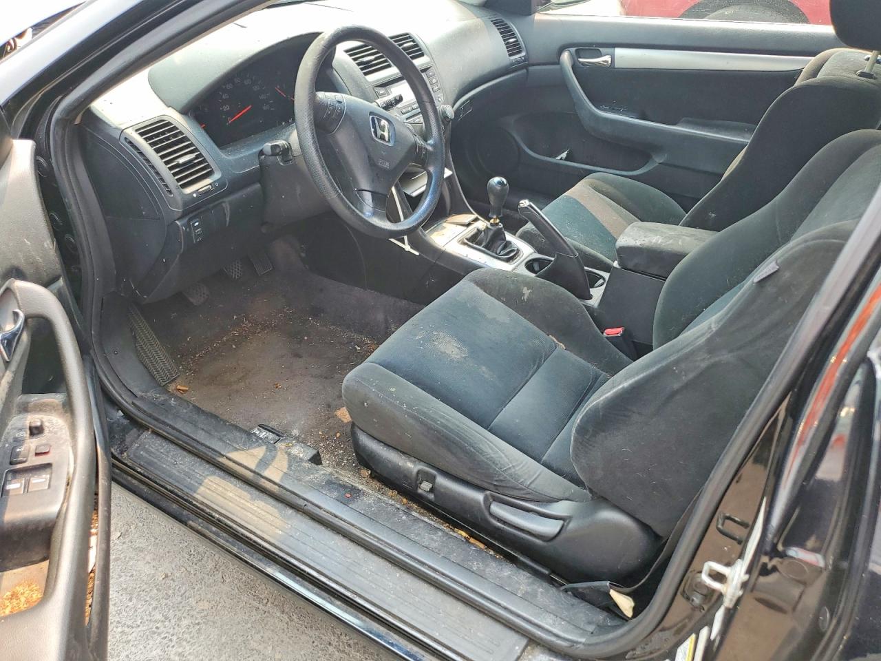 2005 Honda Accord Ex Black vin: 1HGCM71785A013149
