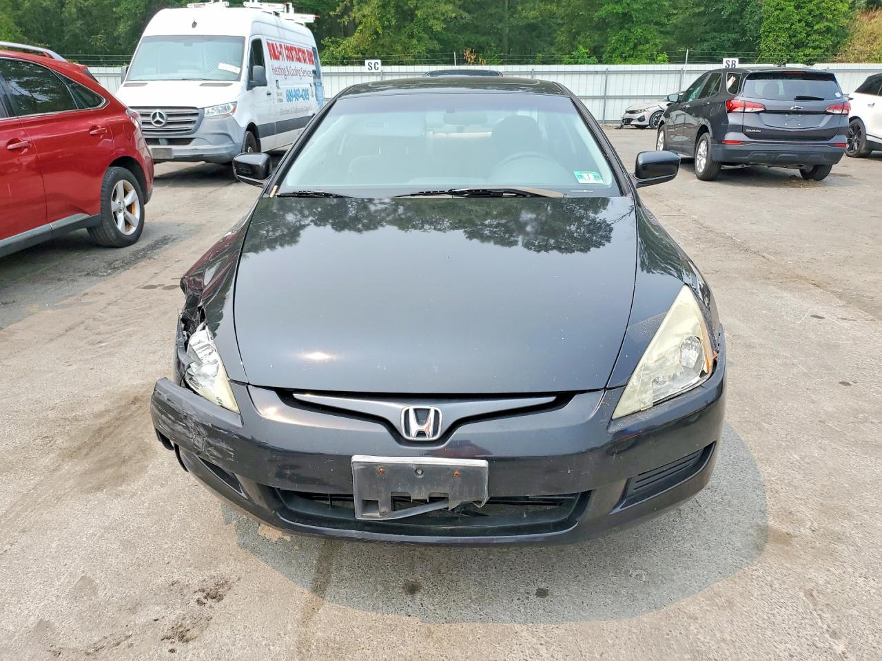2005 Honda Accord Ex Black vin: 1HGCM71785A013149