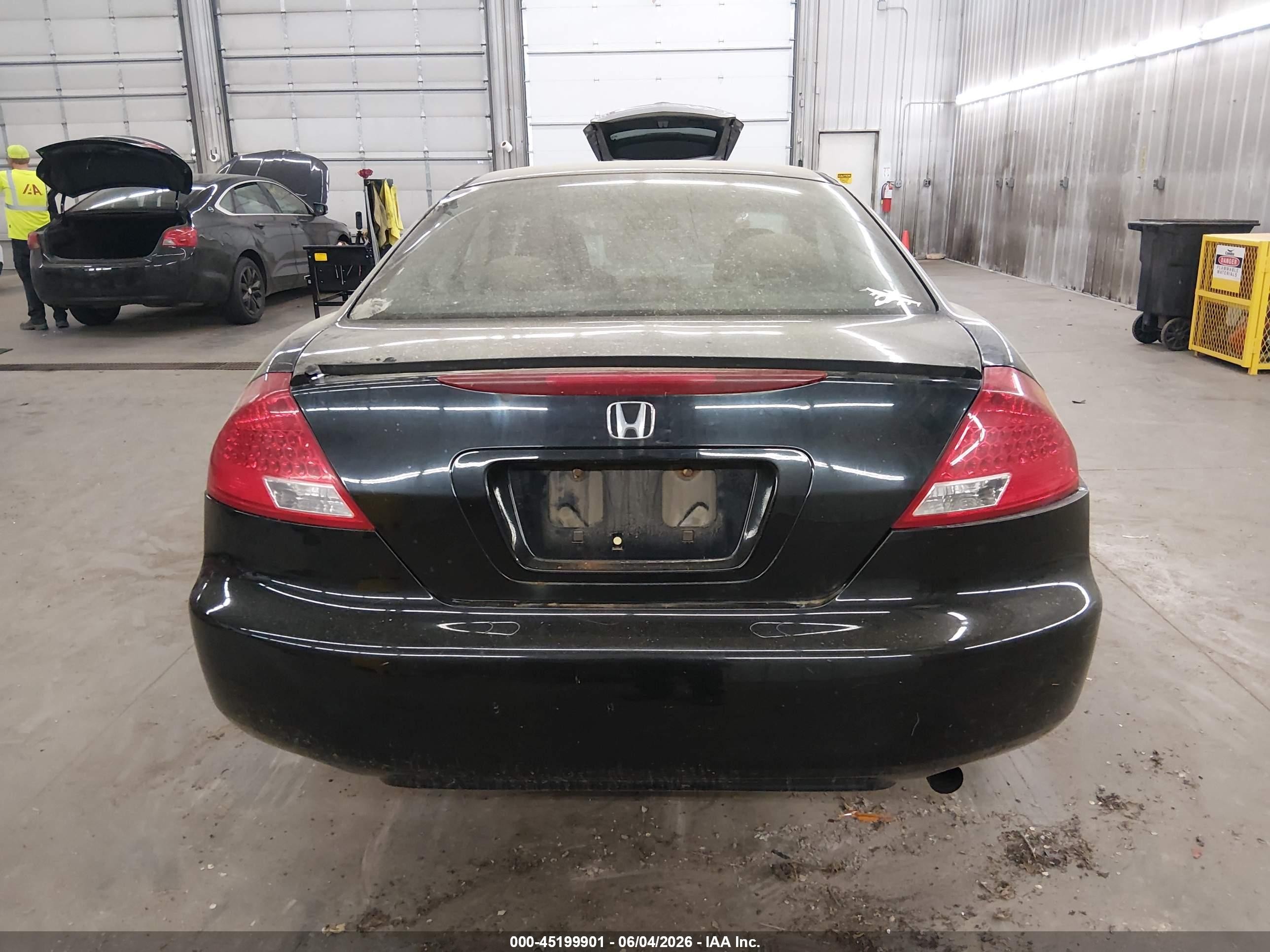 2007 Honda Accord 2.4 Ex Black vin: 1HGCM71797A013258