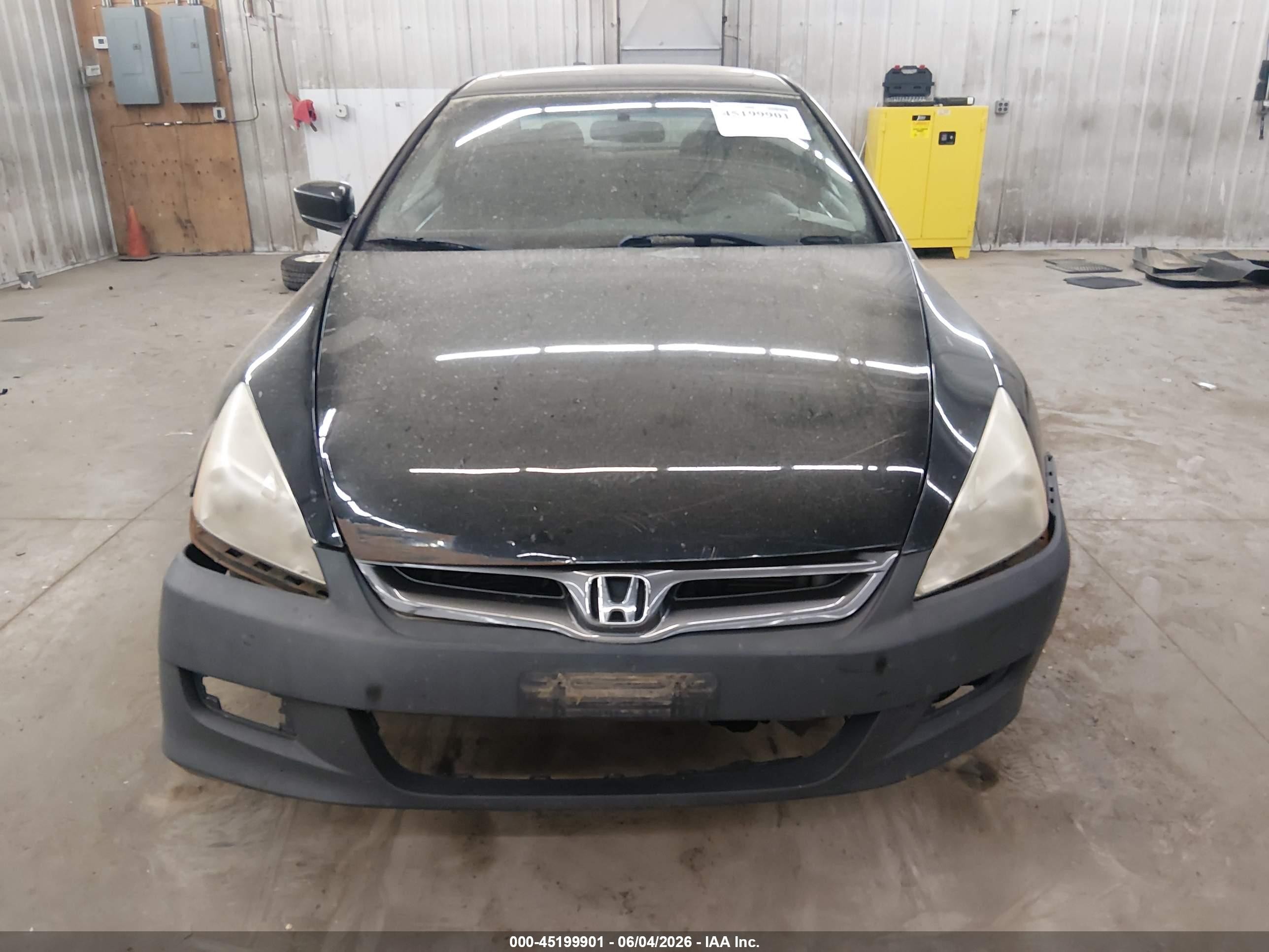 2007 Honda Accord 2.4 Ex Black vin: 1HGCM71797A013258