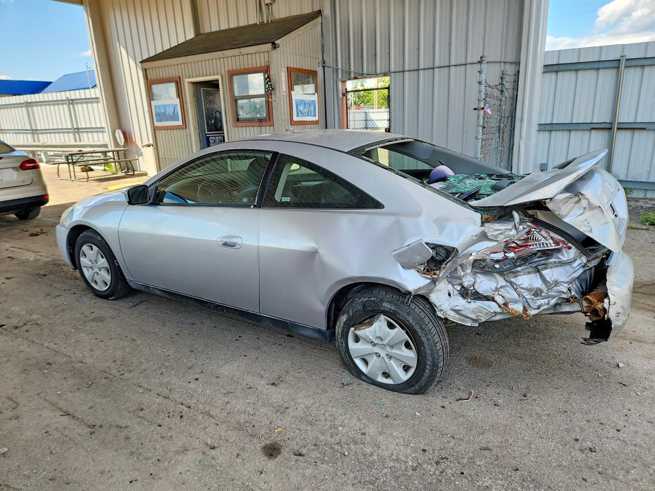2003 Honda Accord Lx Silver vin: 1HGCM72203A009418