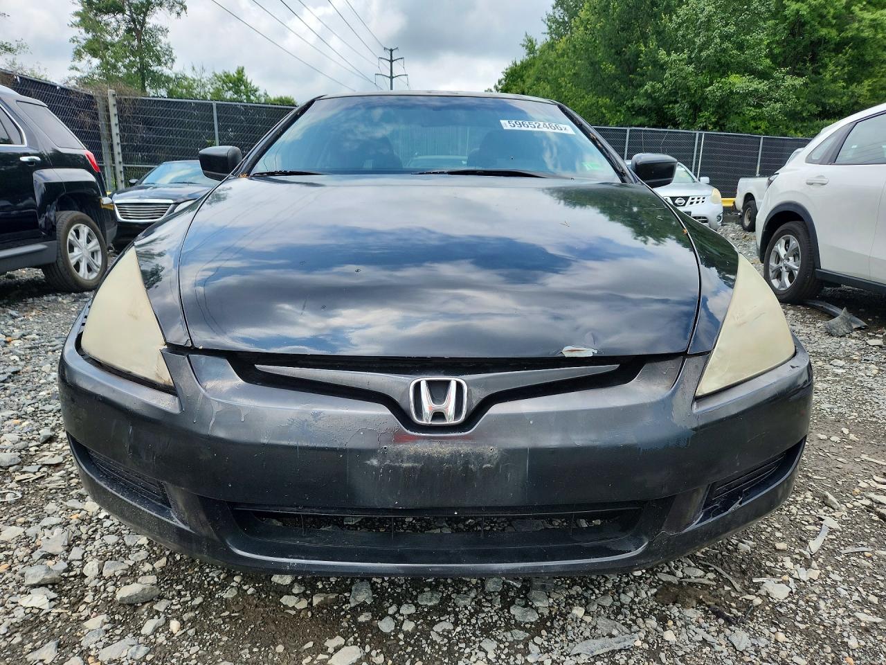 2003 Honda Accord Lx Black vin: 1HGCM72223A003930