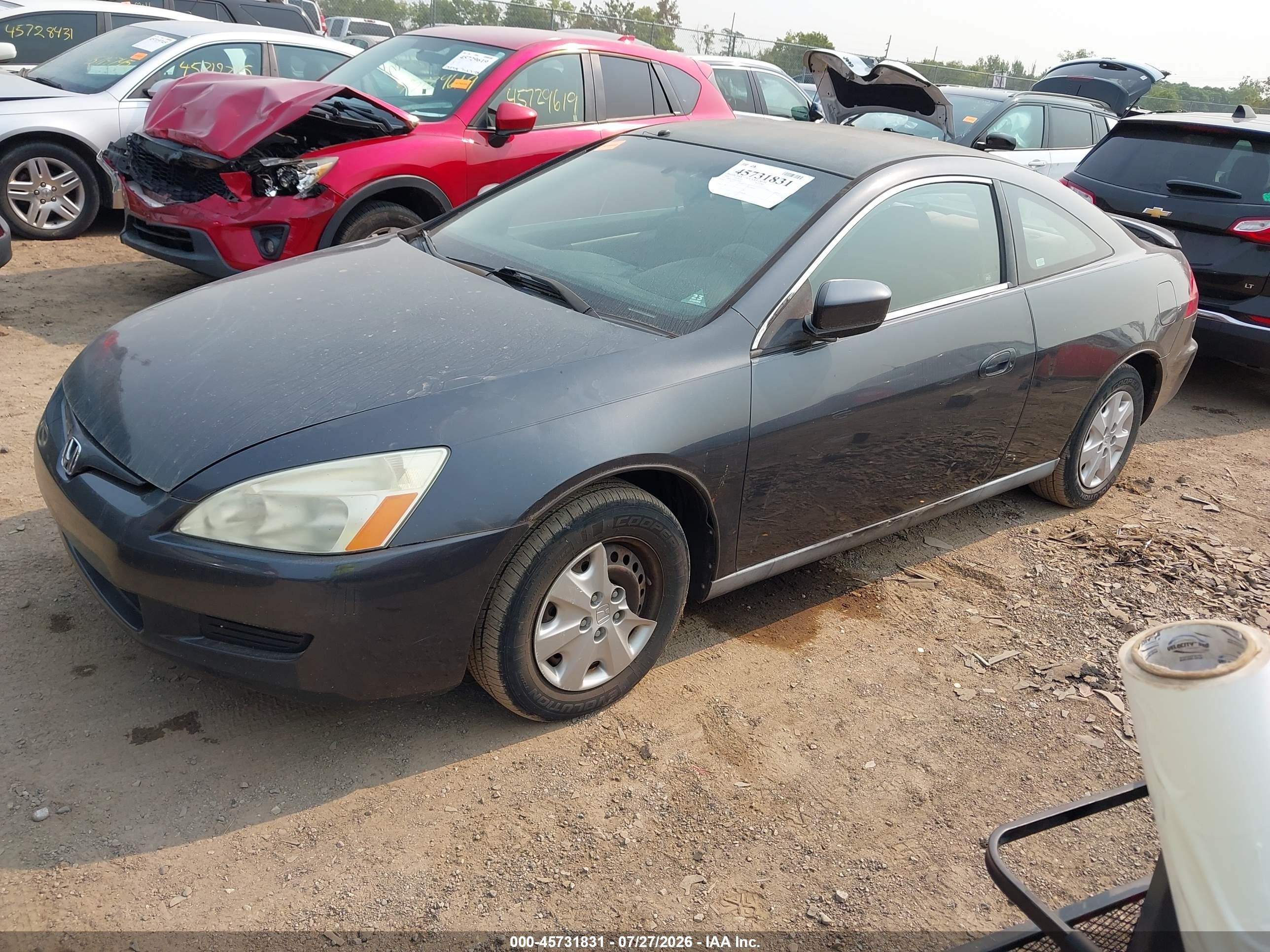 2004 Honda Accord 2.4 Lx Синий vin: 1HGCM72244A018298