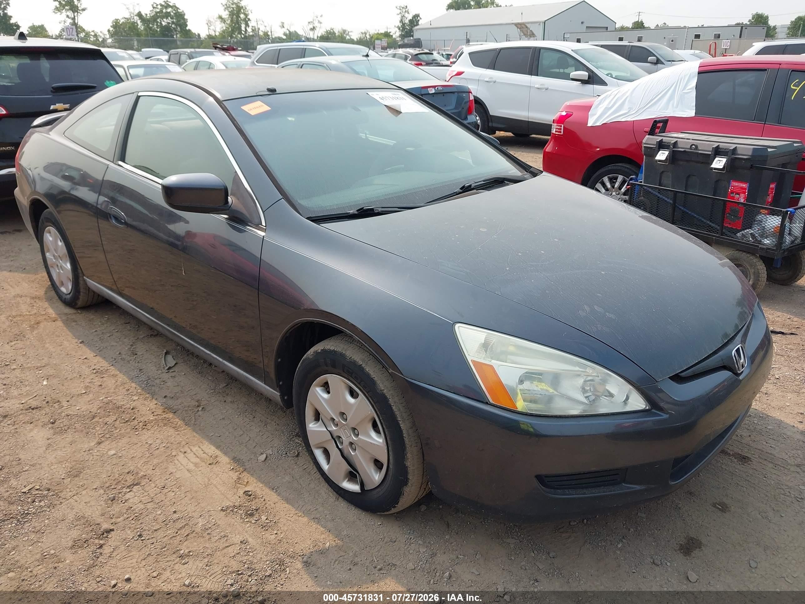 2004 Honda Accord 2.4 Lx Синий vin: 1HGCM72244A018298