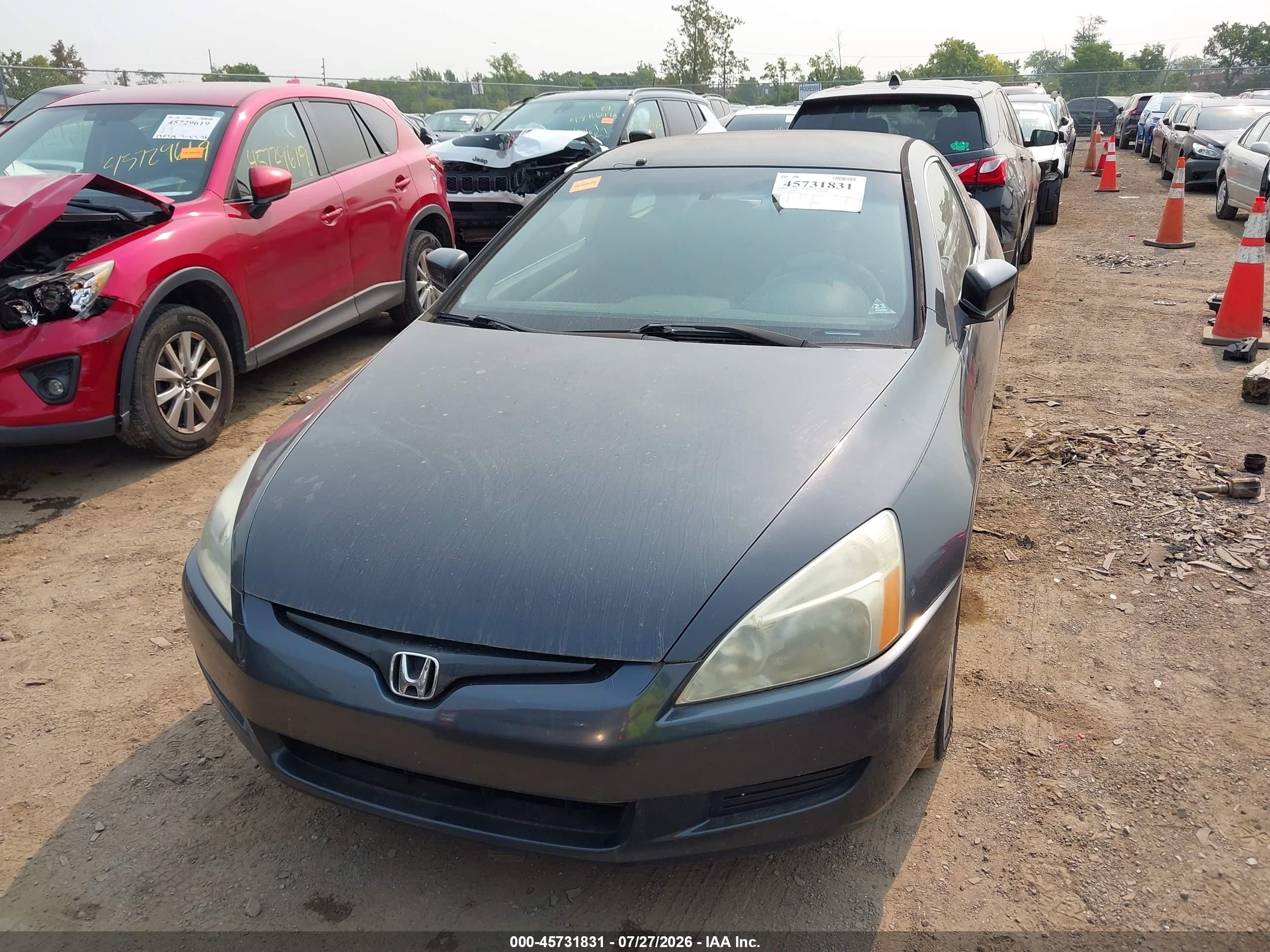 2004 Honda Accord 2.4 Lx Синий vin: 1HGCM72244A018298