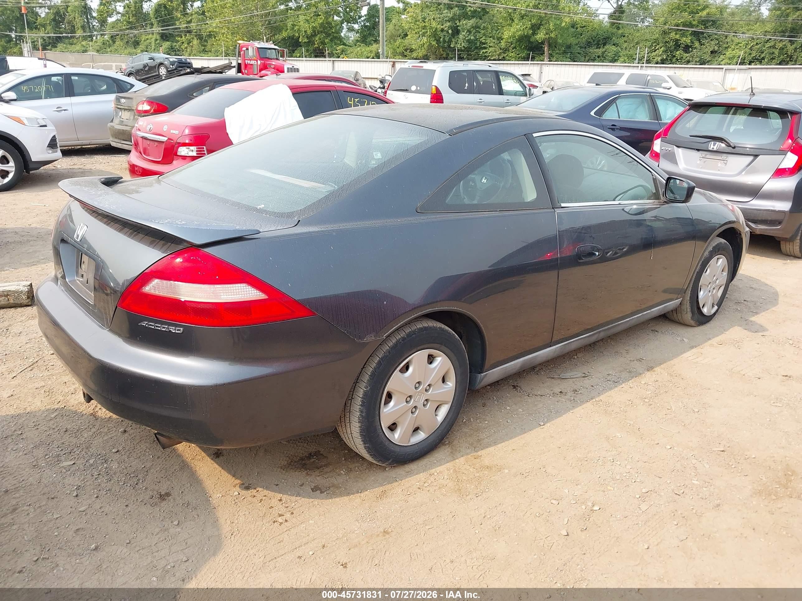 2004 Honda Accord 2.4 Lx Синий vin: 1HGCM72244A018298