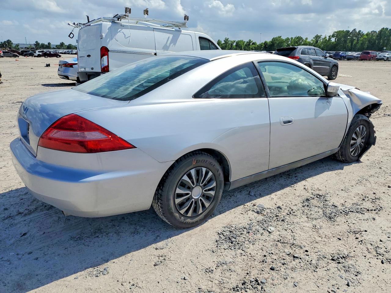 2003 Honda Accord Lx Silver vin: 1HGCM72253A001444