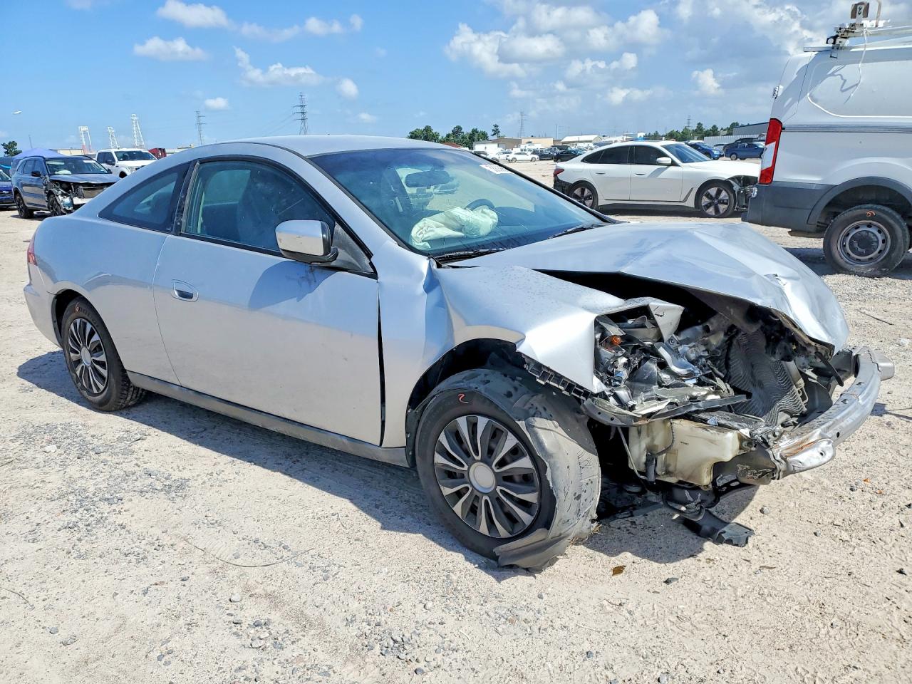 2003 Honda Accord Lx Silver vin: 1HGCM72253A001444