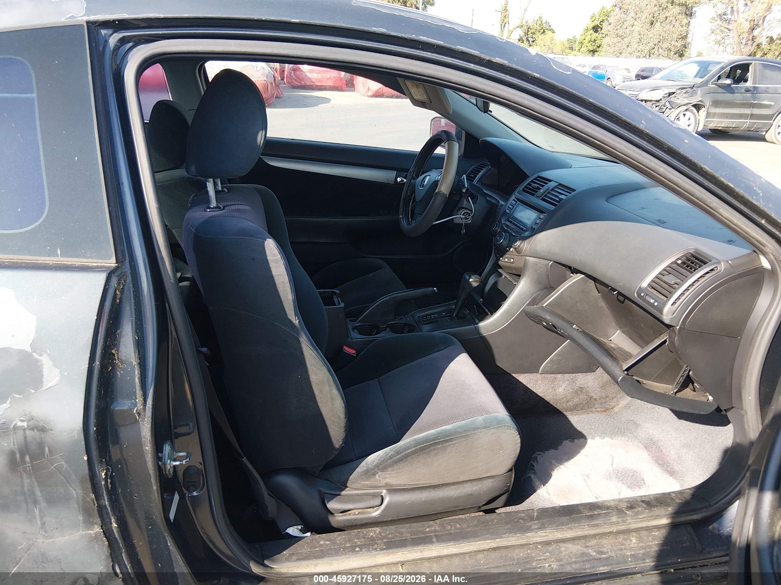 2003 Honda Accord 2.4 Lx Gray vin: 1HGCM72273A022876
