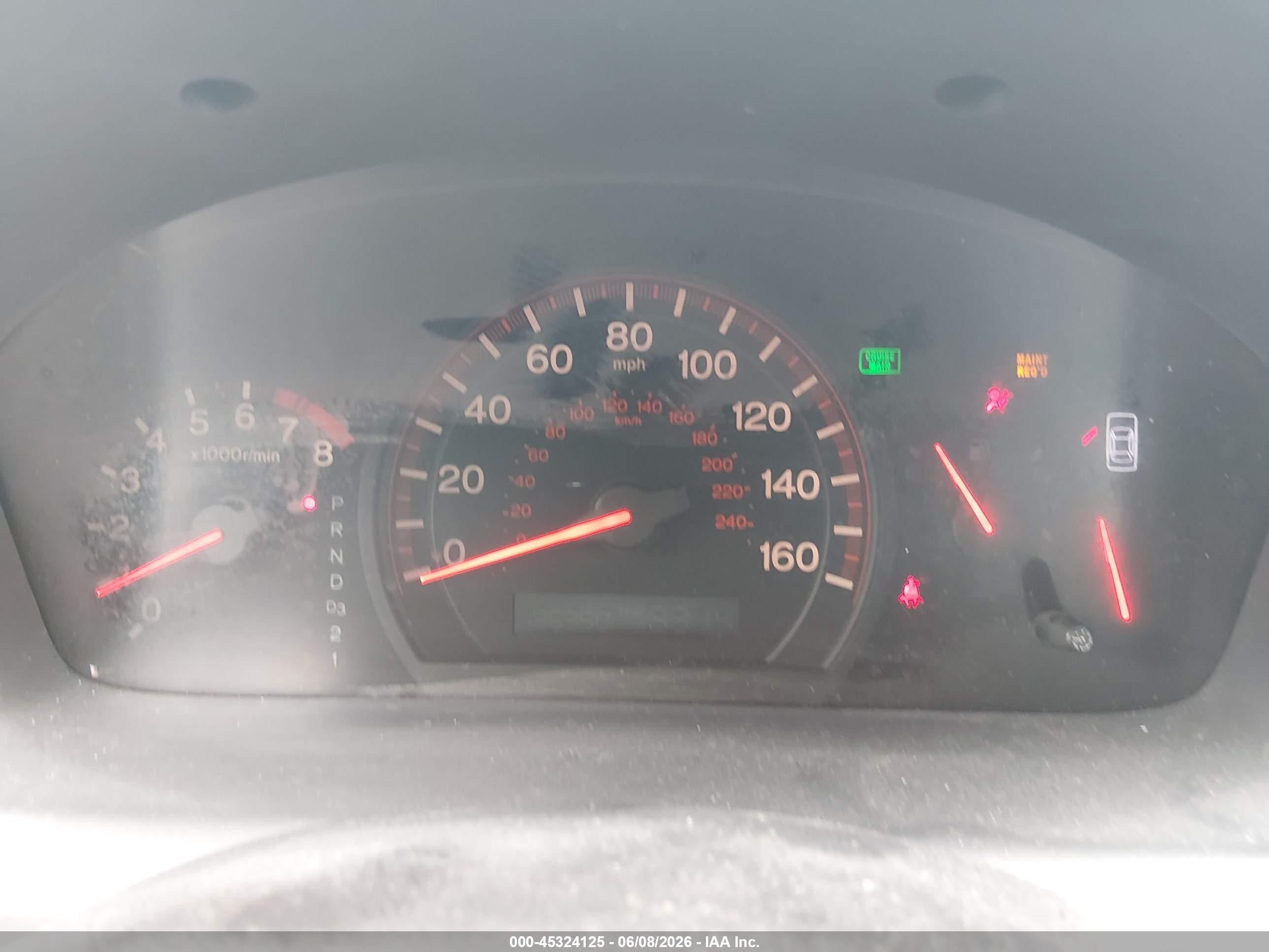 2003 Honda Accord 2.4 Lx White vin: 1HGCM722X3A016313