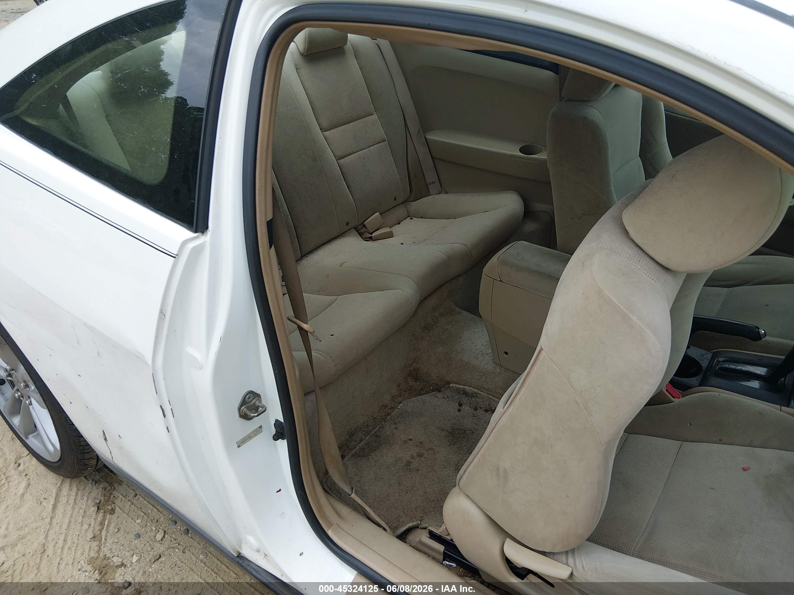 2003 Honda Accord 2.4 Lx White vin: 1HGCM722X3A016313